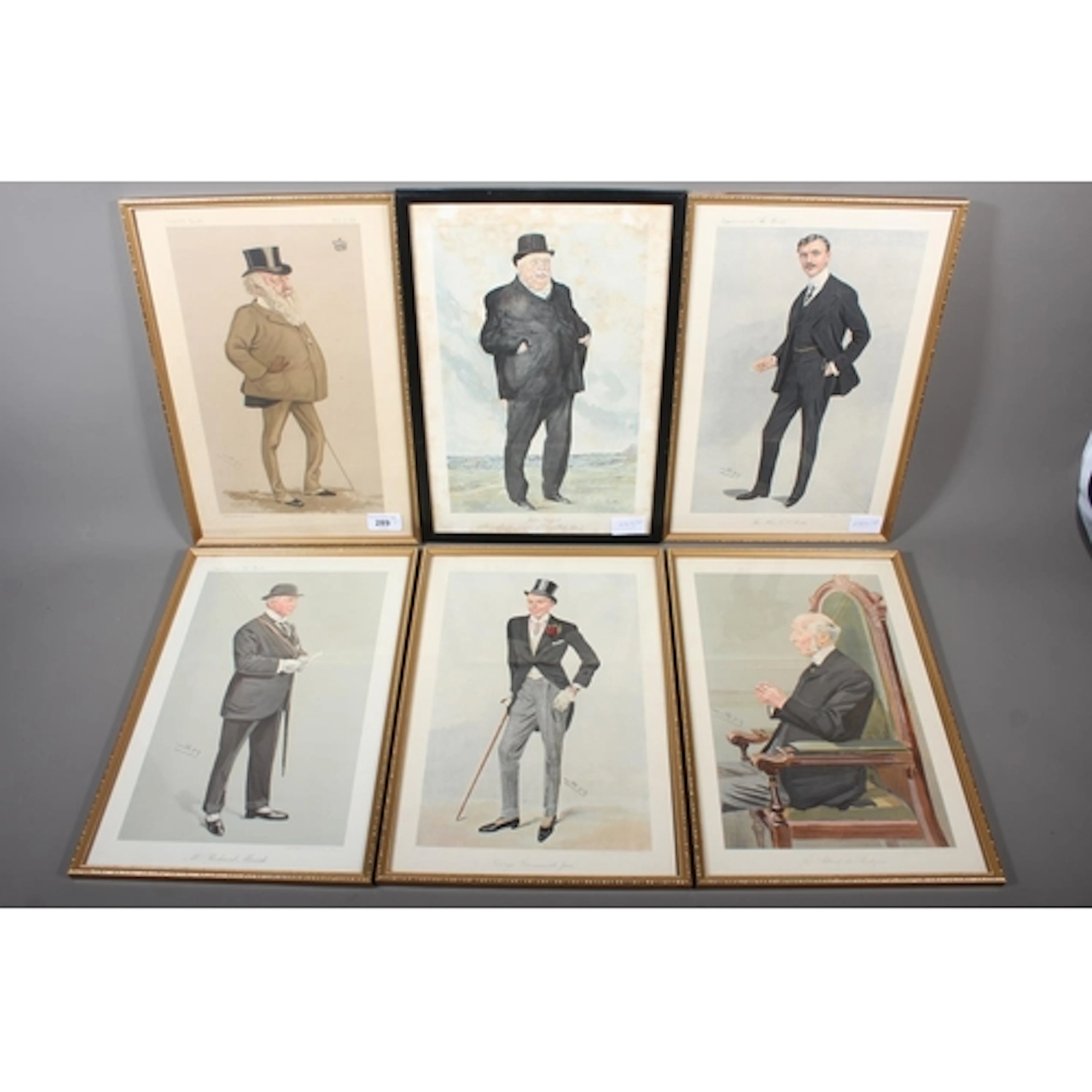 SIR LESLIE MATTHEW WARD "SPY" (British 1851-1922), five Spy ...
