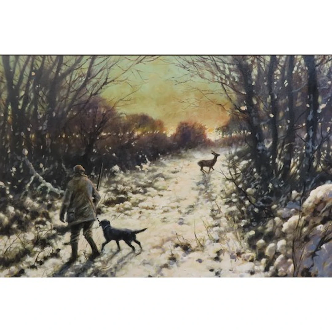 MICK CAWSTON (1959 - 2006), OIL PAINTING ON CANVAS depicting...