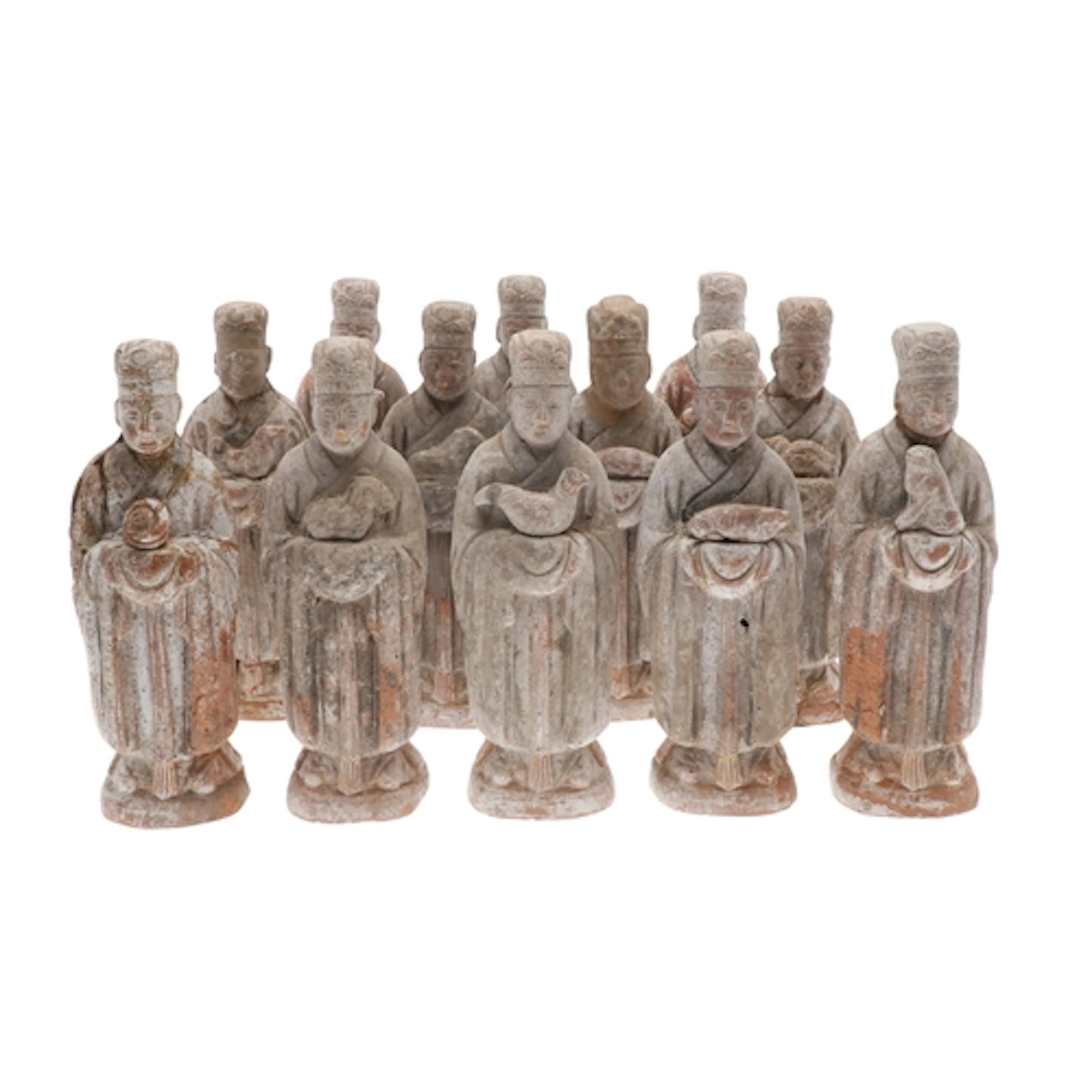 RARE SET OF CHINESE ZODIAC ANIMALS - MING DYNASTY. A rare se...