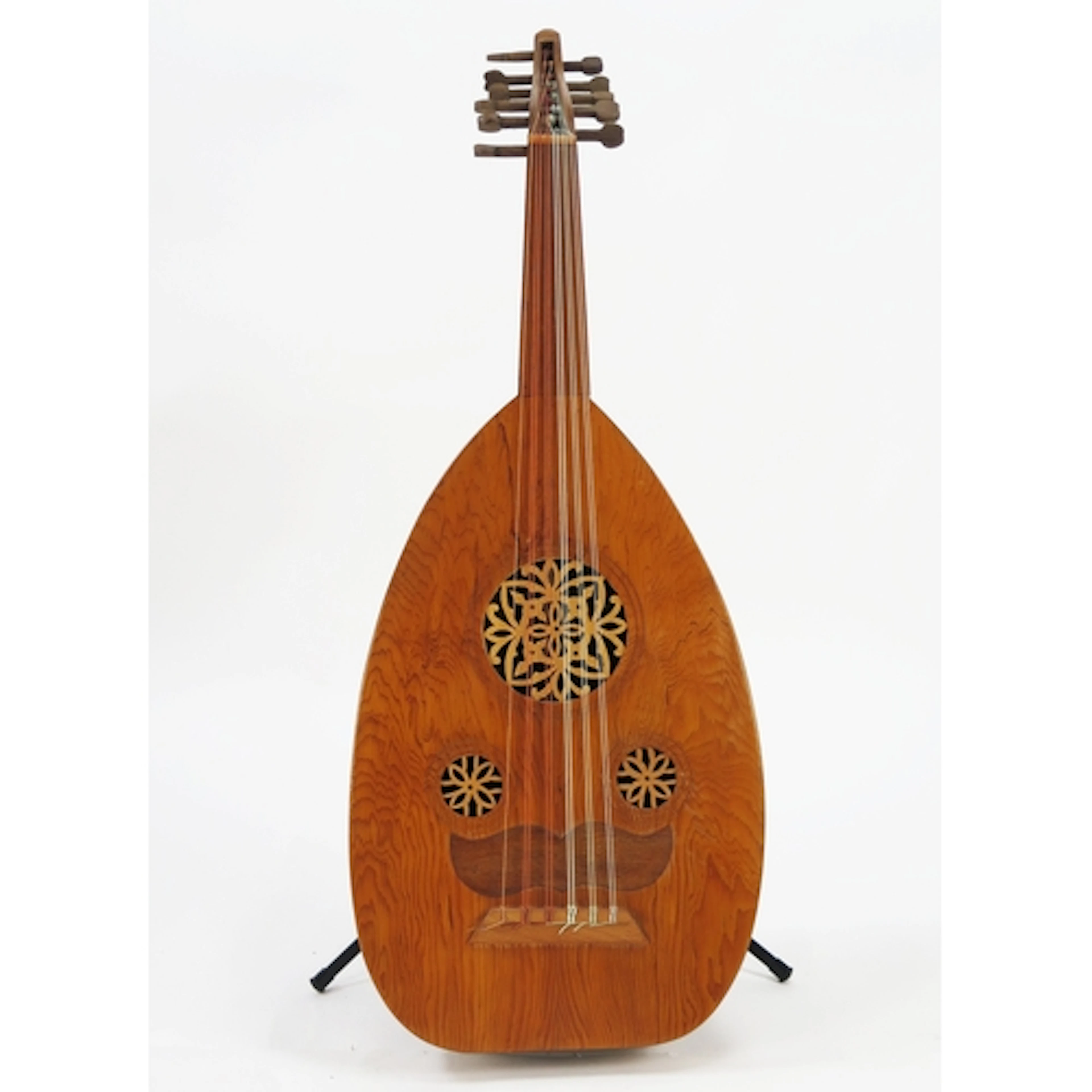 Middle Eastern Oud 11 String Lute like instrument with burlw...