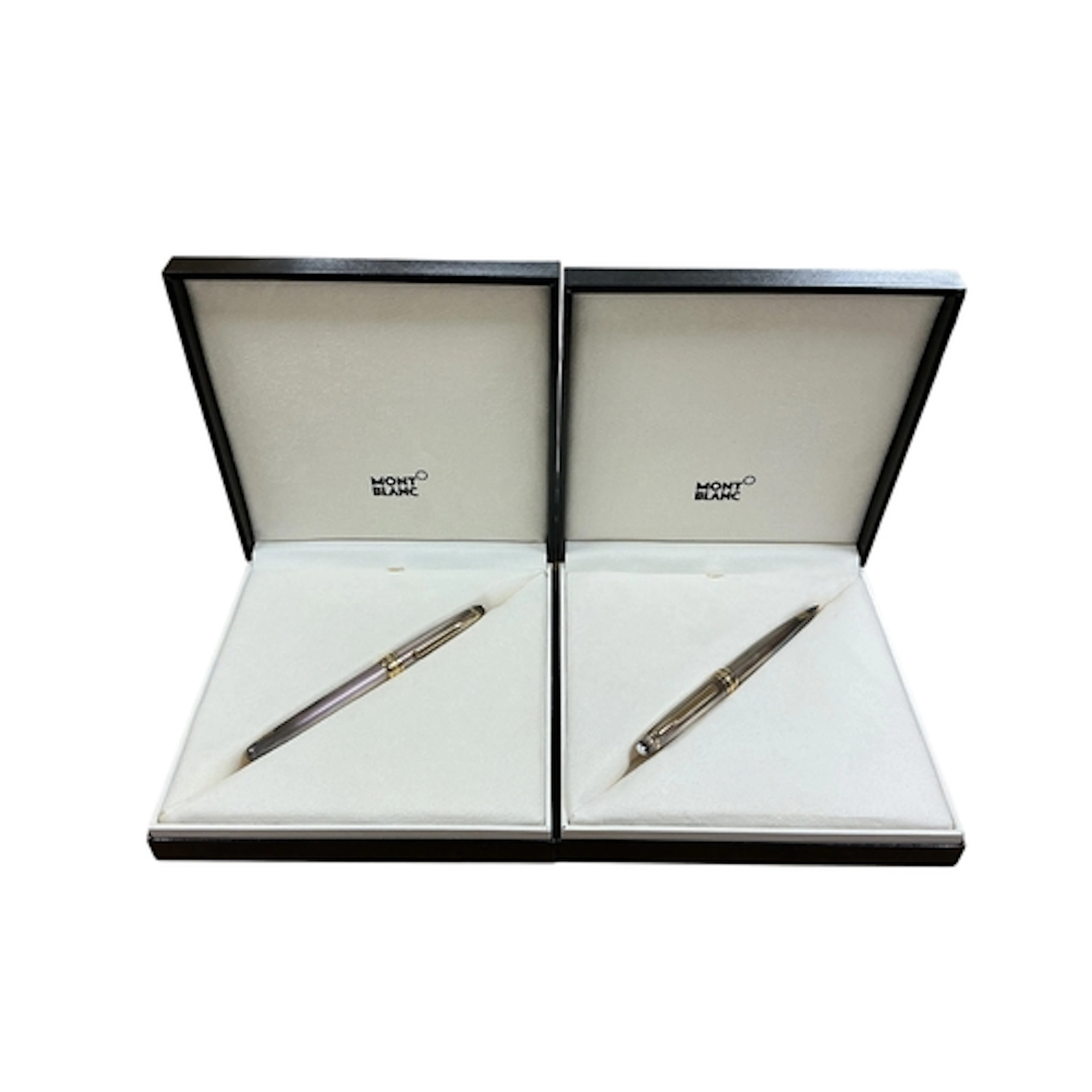 A Montblanc Meisterstuck solitaire 144 fountain pen and matc...