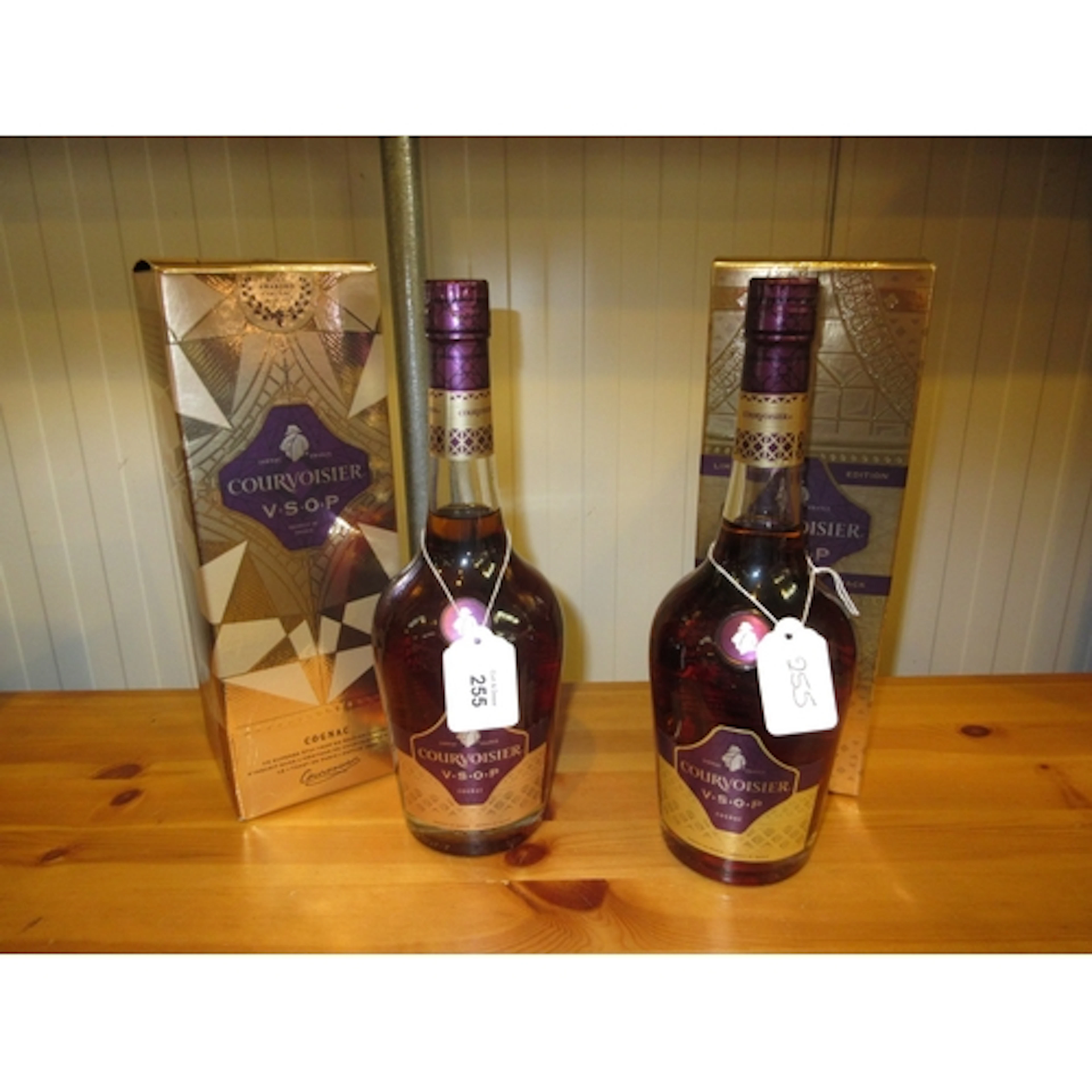 Two Bottles of Courvoisier VSOP Cognac