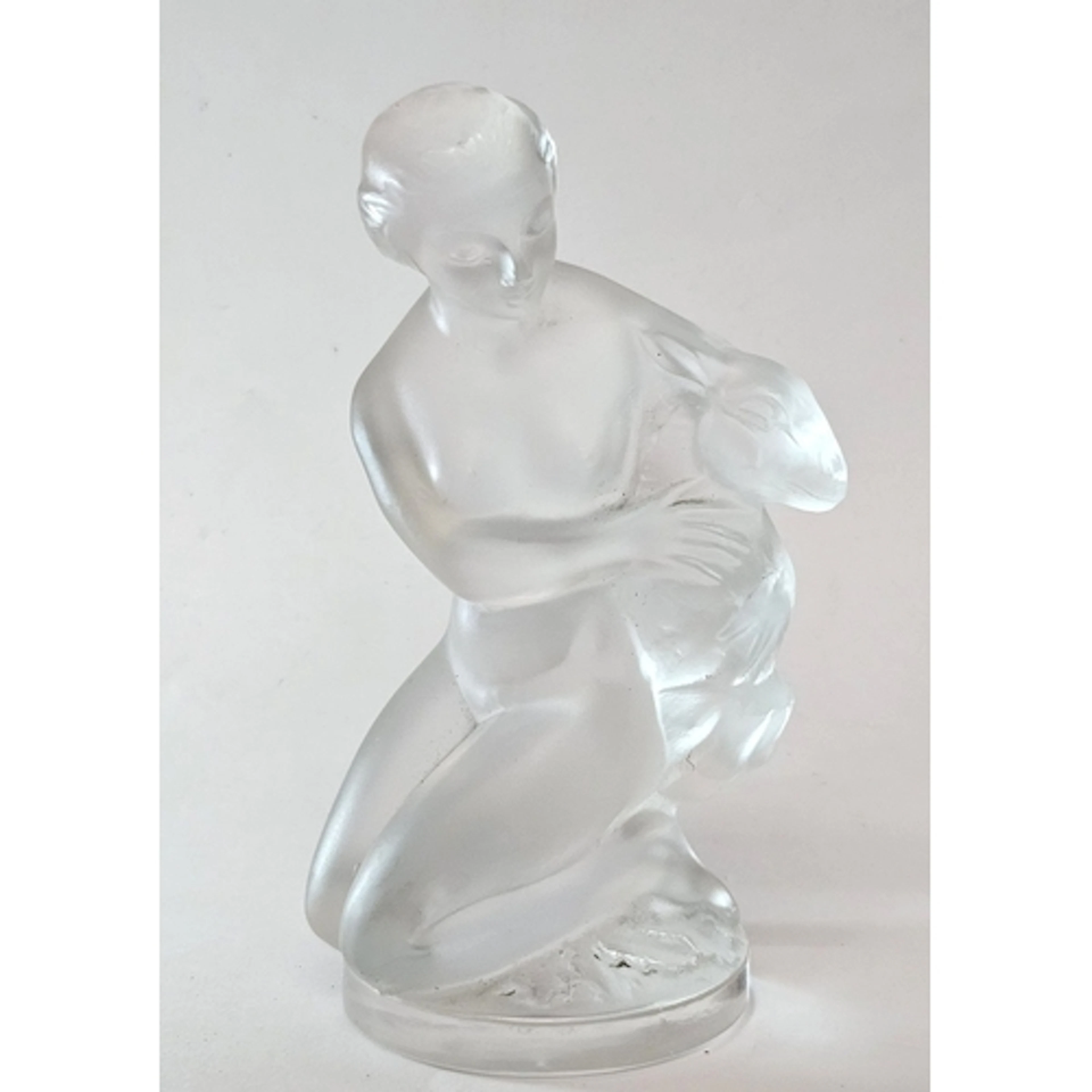 Crystal Lalique Figurine of Diana the Huntress approx. 12cm ...