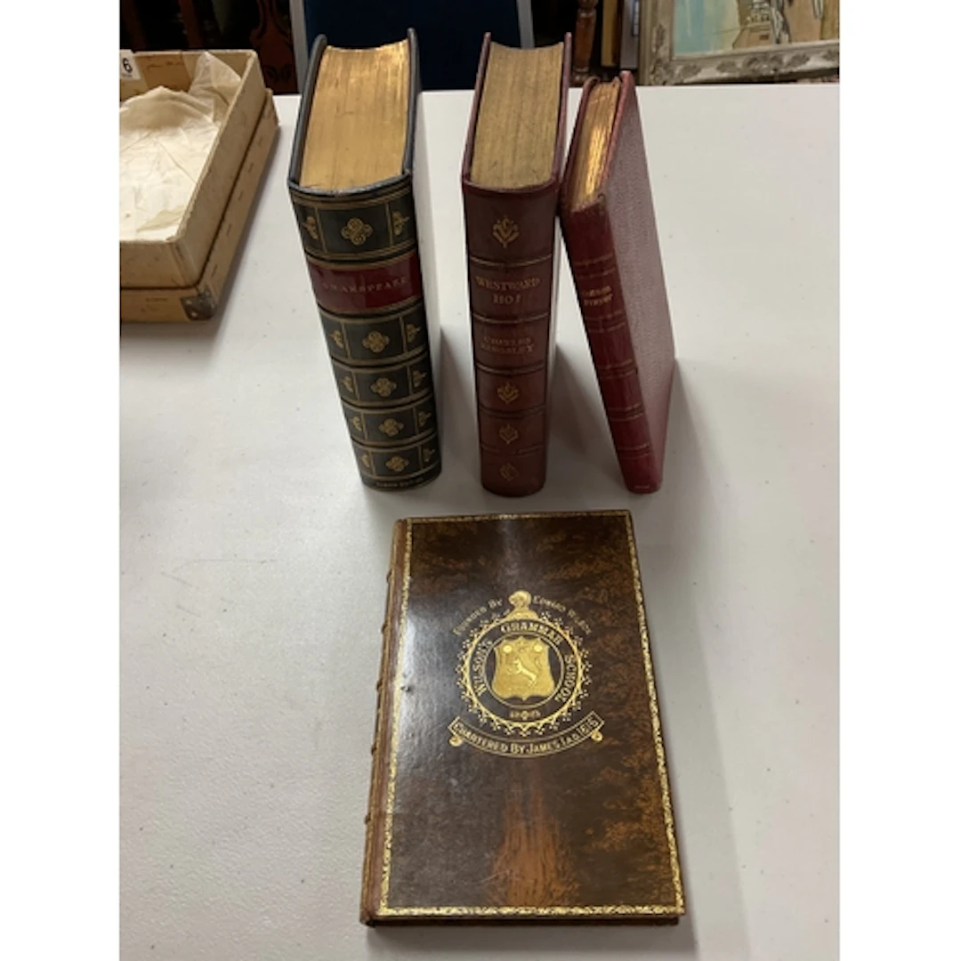 Four Victorian books Cardinal Wolsey 1912 Ed in high grade b...