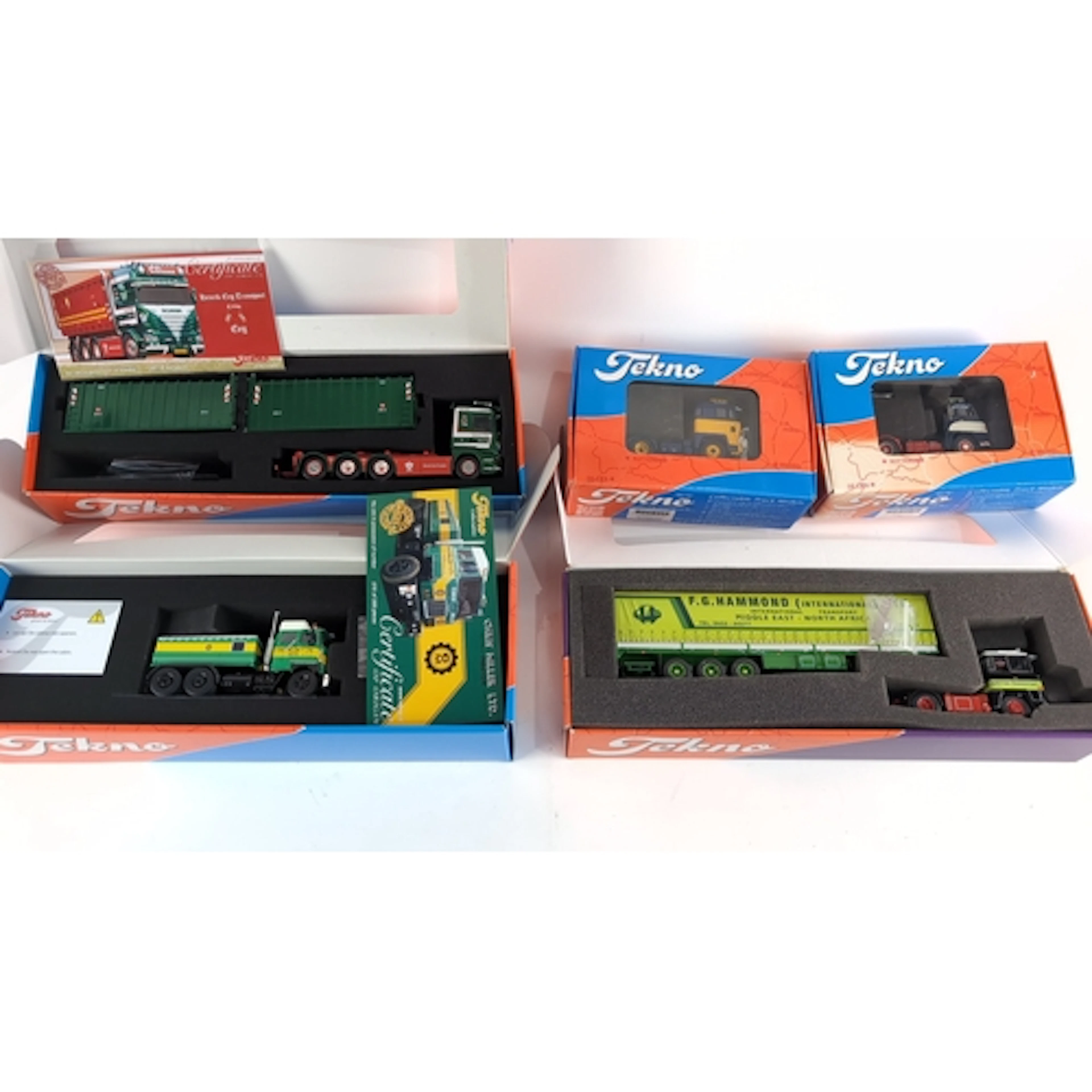 A quantity of Tekno die-cast model commercial vehicles, incl...