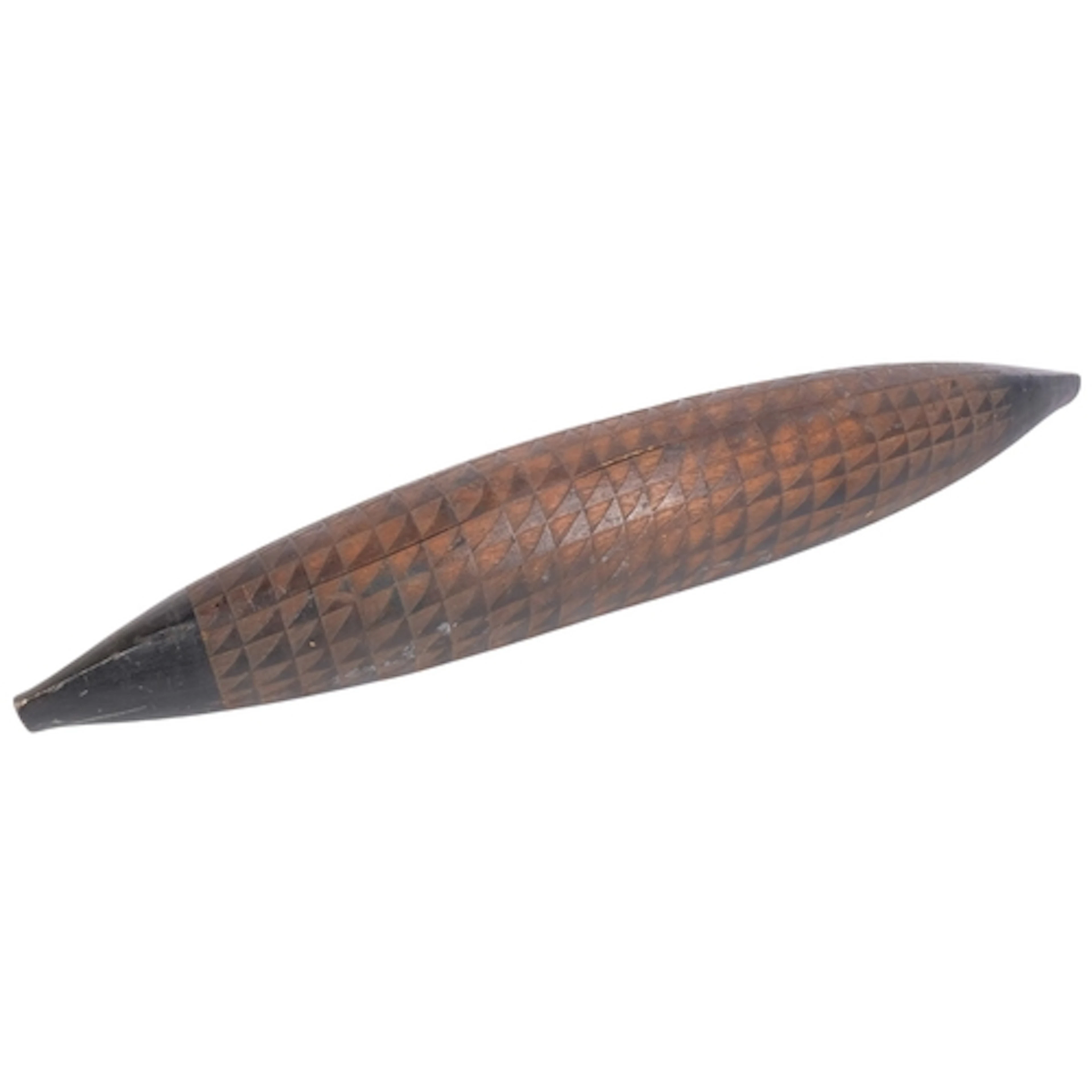 An Antique carved hardwood Tribal shield, possibly Australia...