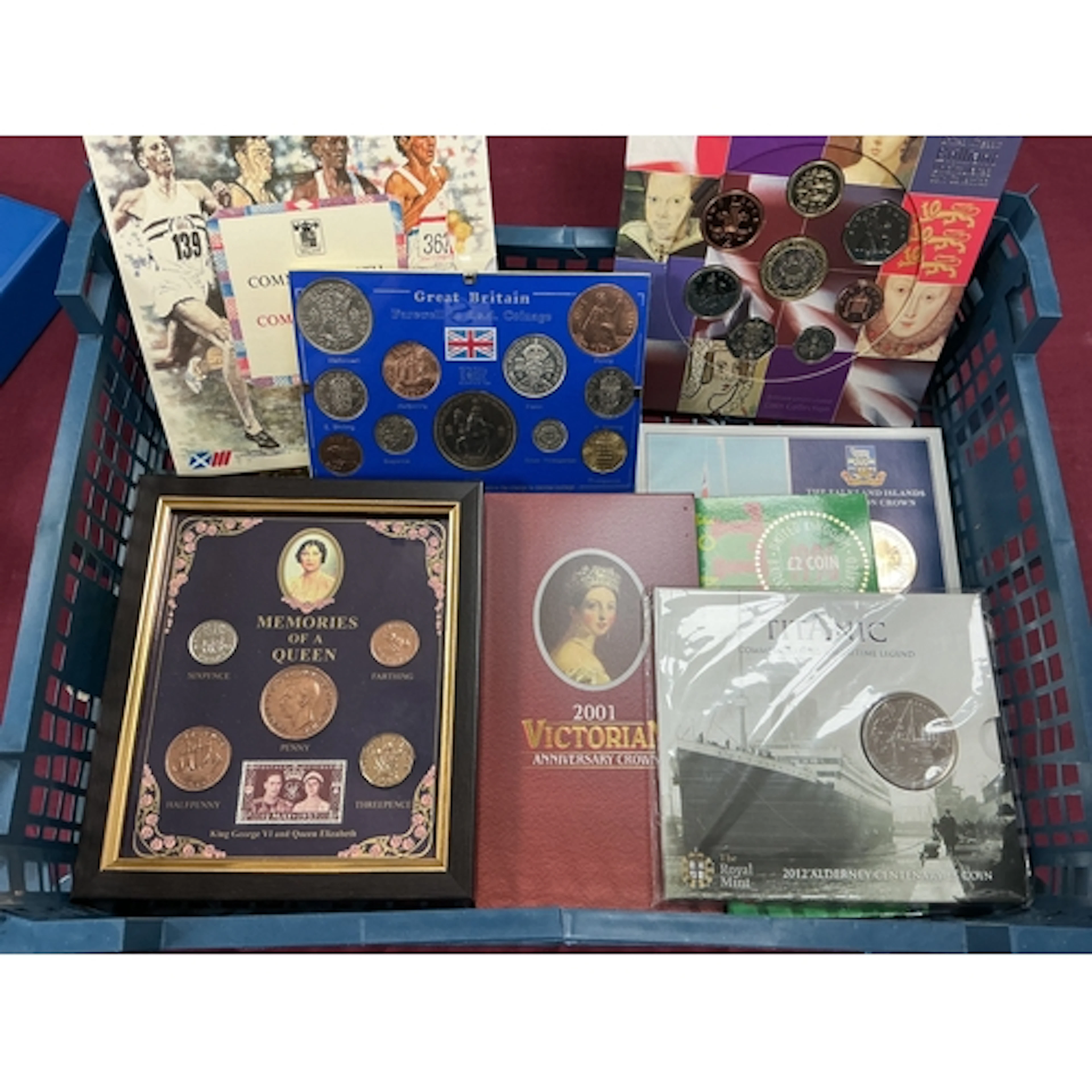Collection Of Mainly GB Commemorative Coins And Coin Packs, ...