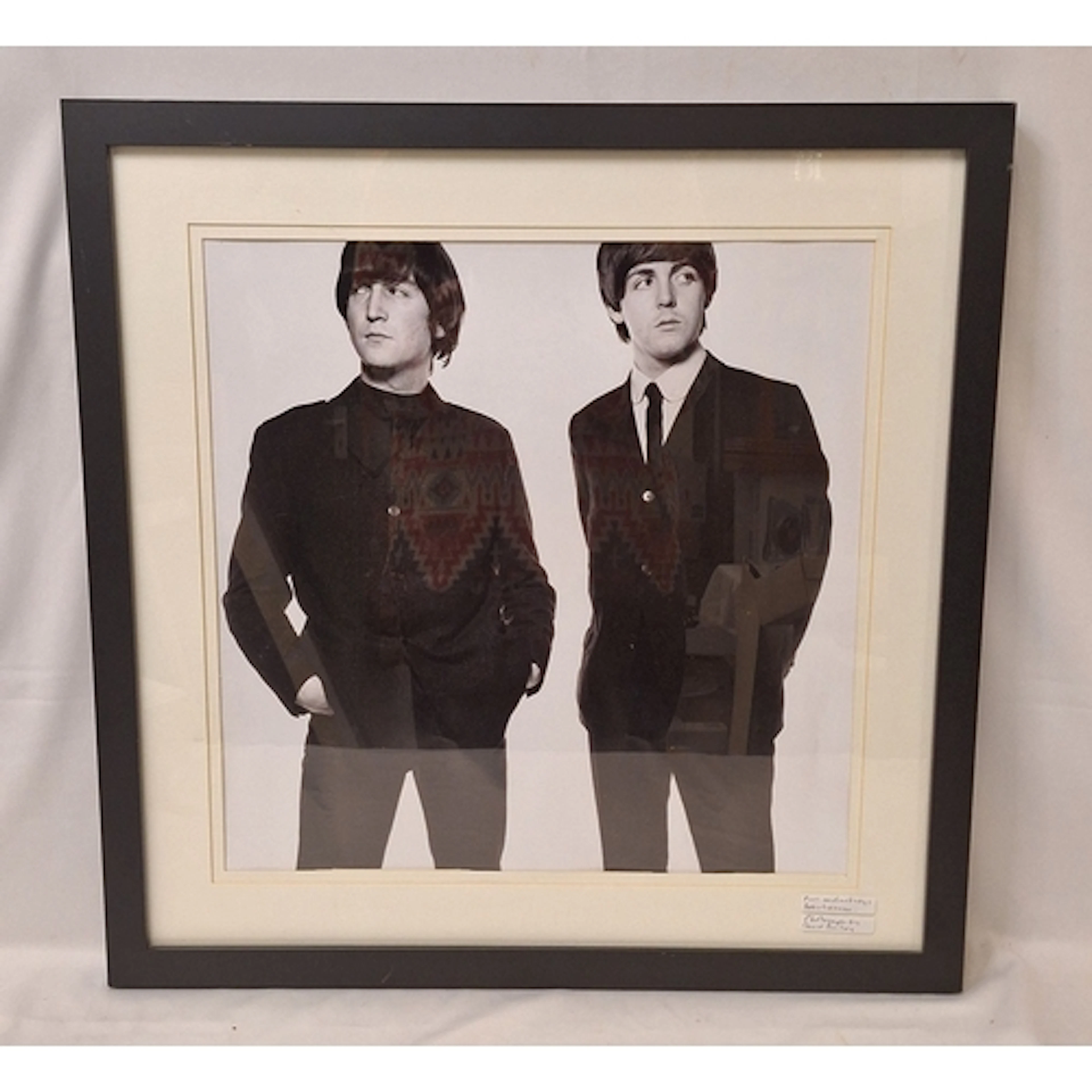 F/g Photographic Print Paul McCartney & John Lennon, photogr...