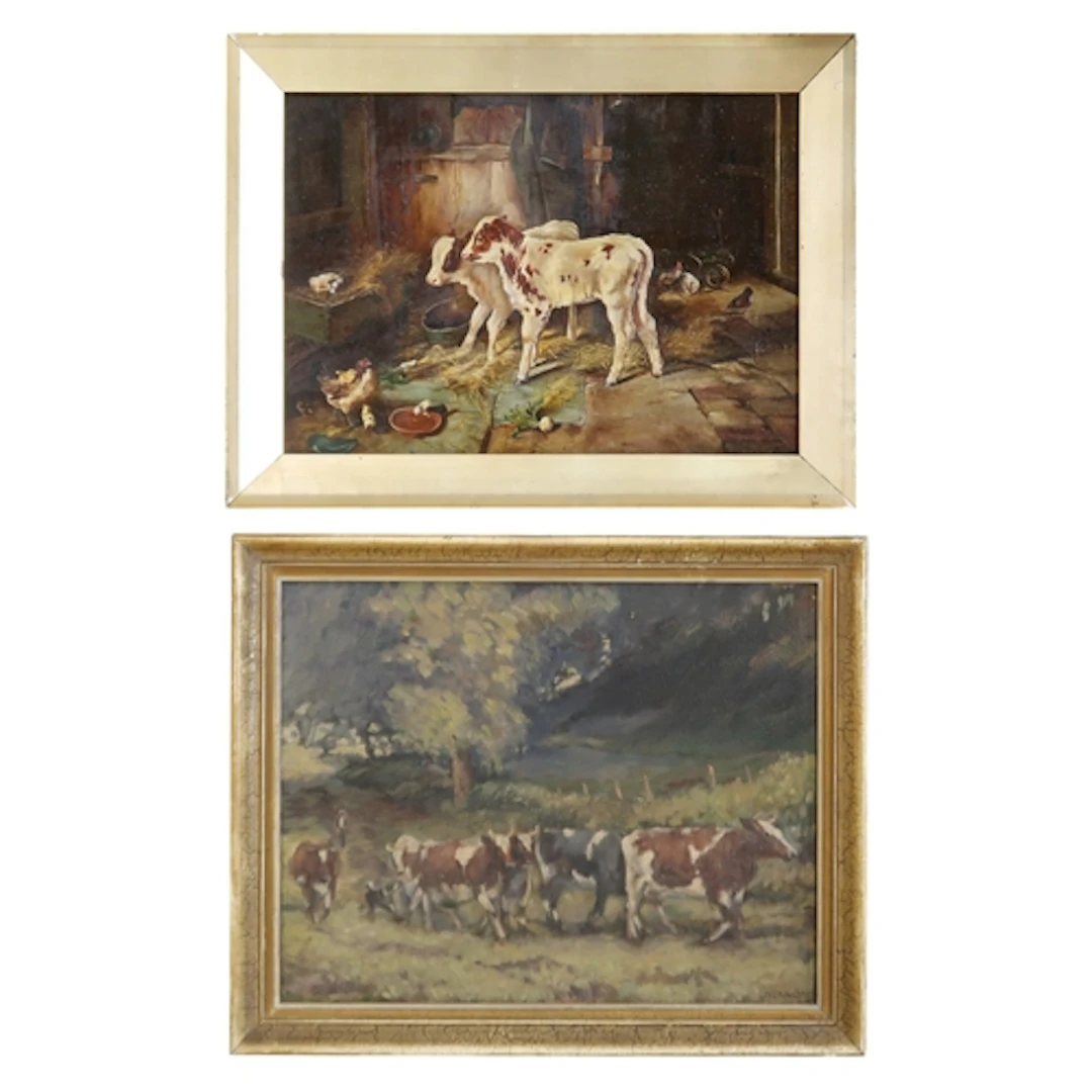 AFTER WALTER HUNT (BRITISH 1861-1941) THE DOG IN THE M...