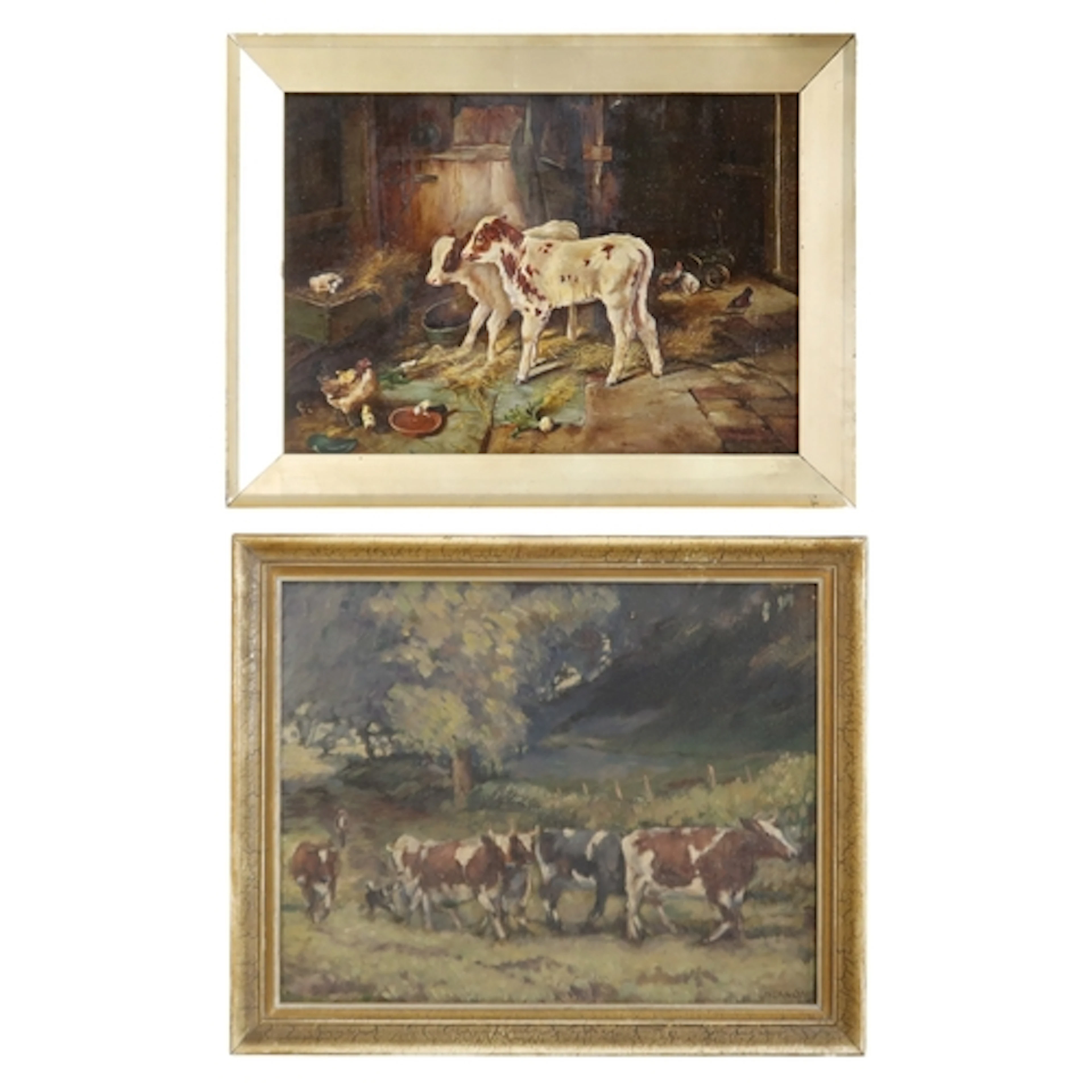 AFTER WALTER HUNT (BRITISH 1861-1941) THE DOG IN THE M...