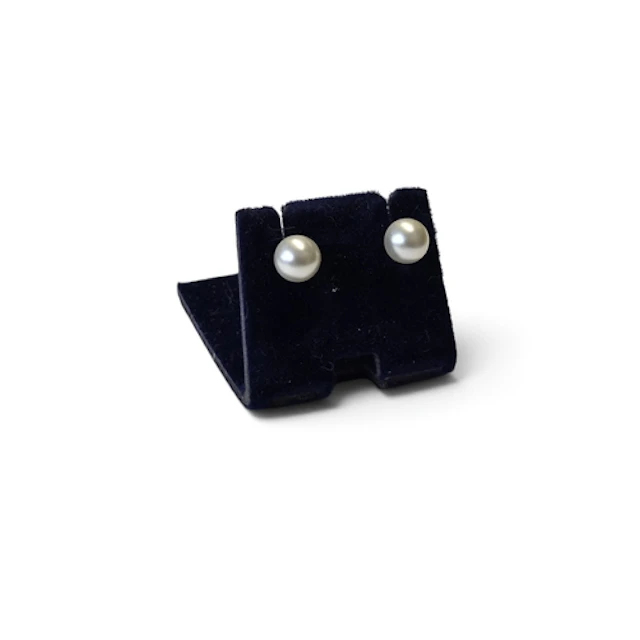 A pair of 9ct Gold and Pearl Earrings.