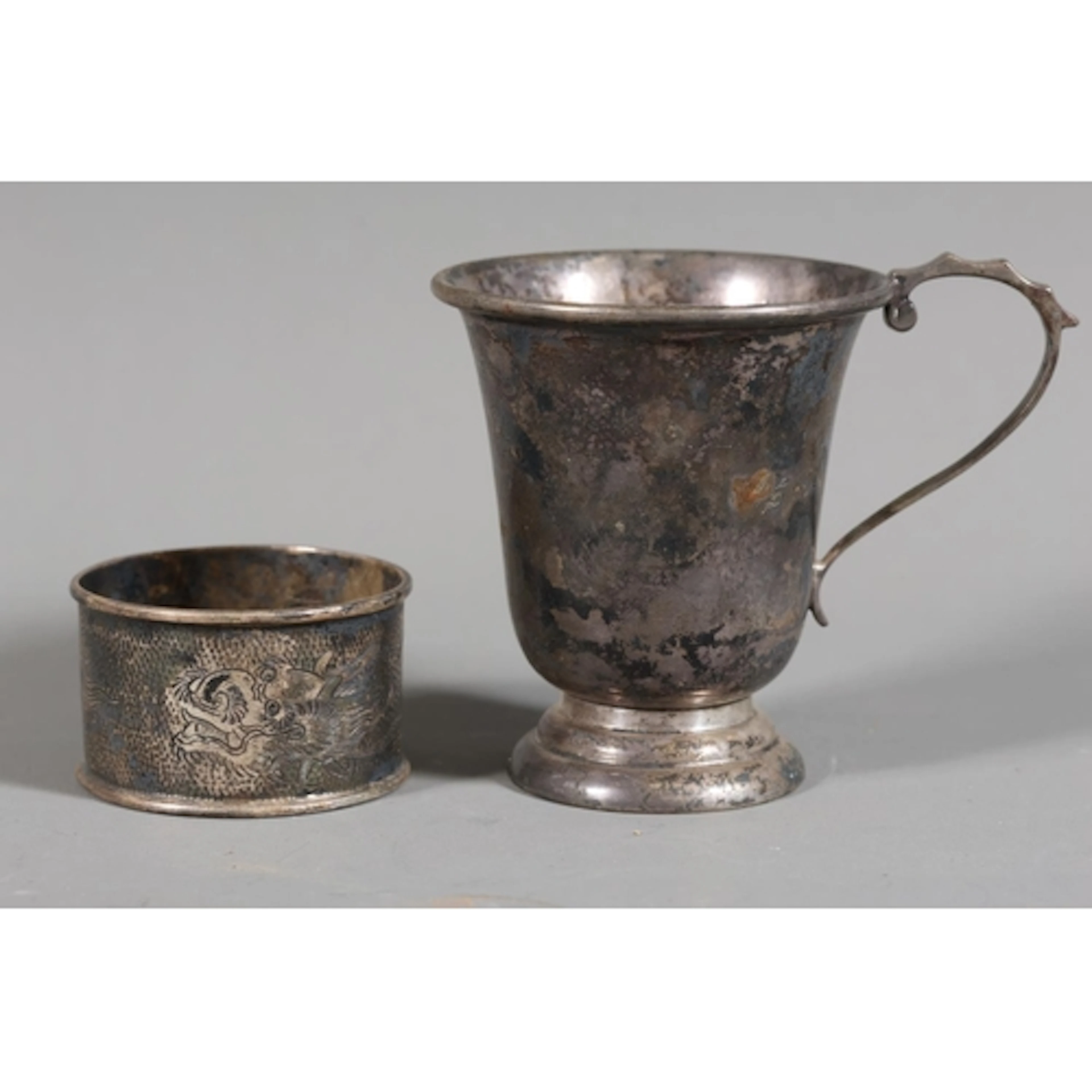 Silver Christening mug by Deakin & Francis Ltd, Bir...
