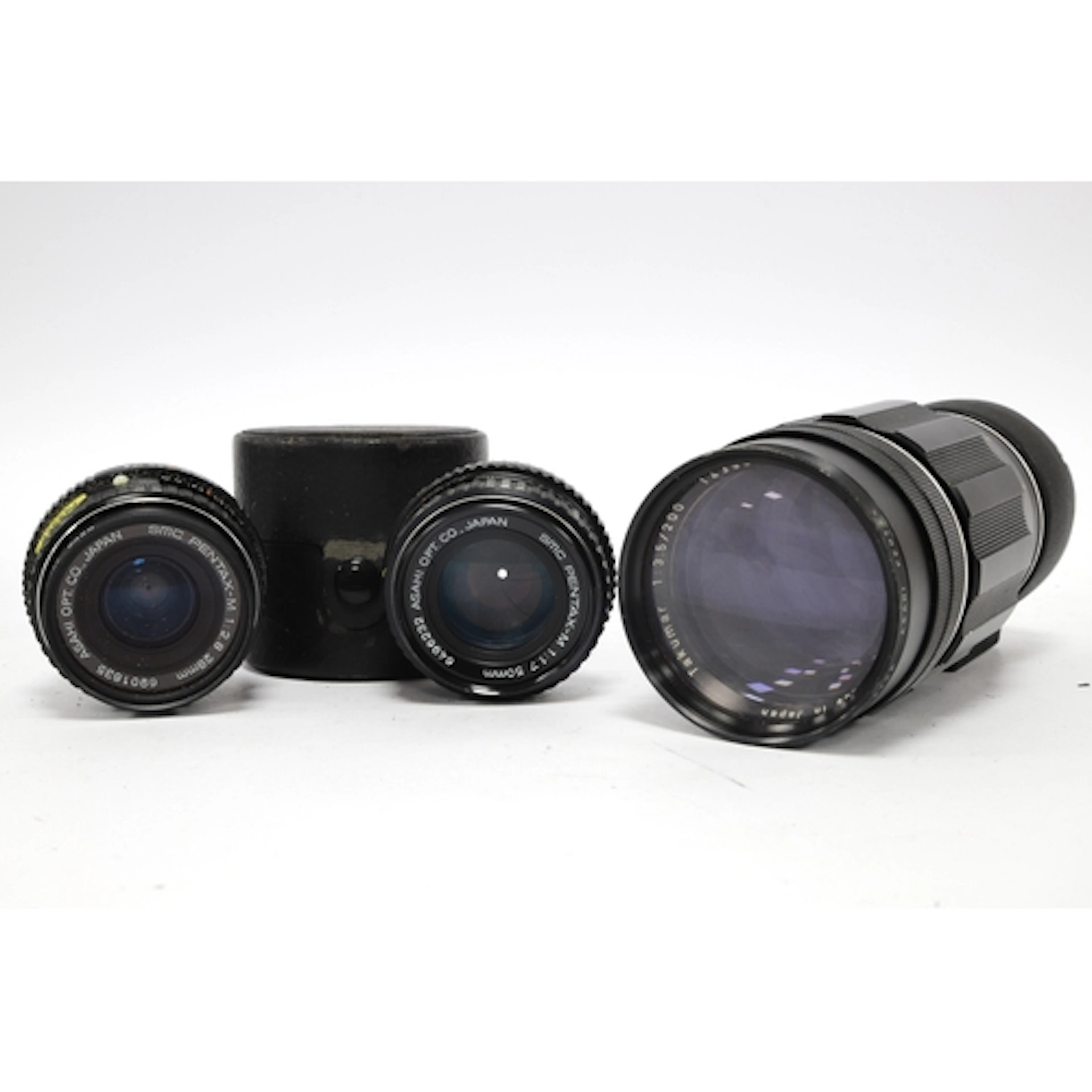 Asahi Pentax SMC Pentax-M 28mm f/2.8 Lens in fitted case tog...
