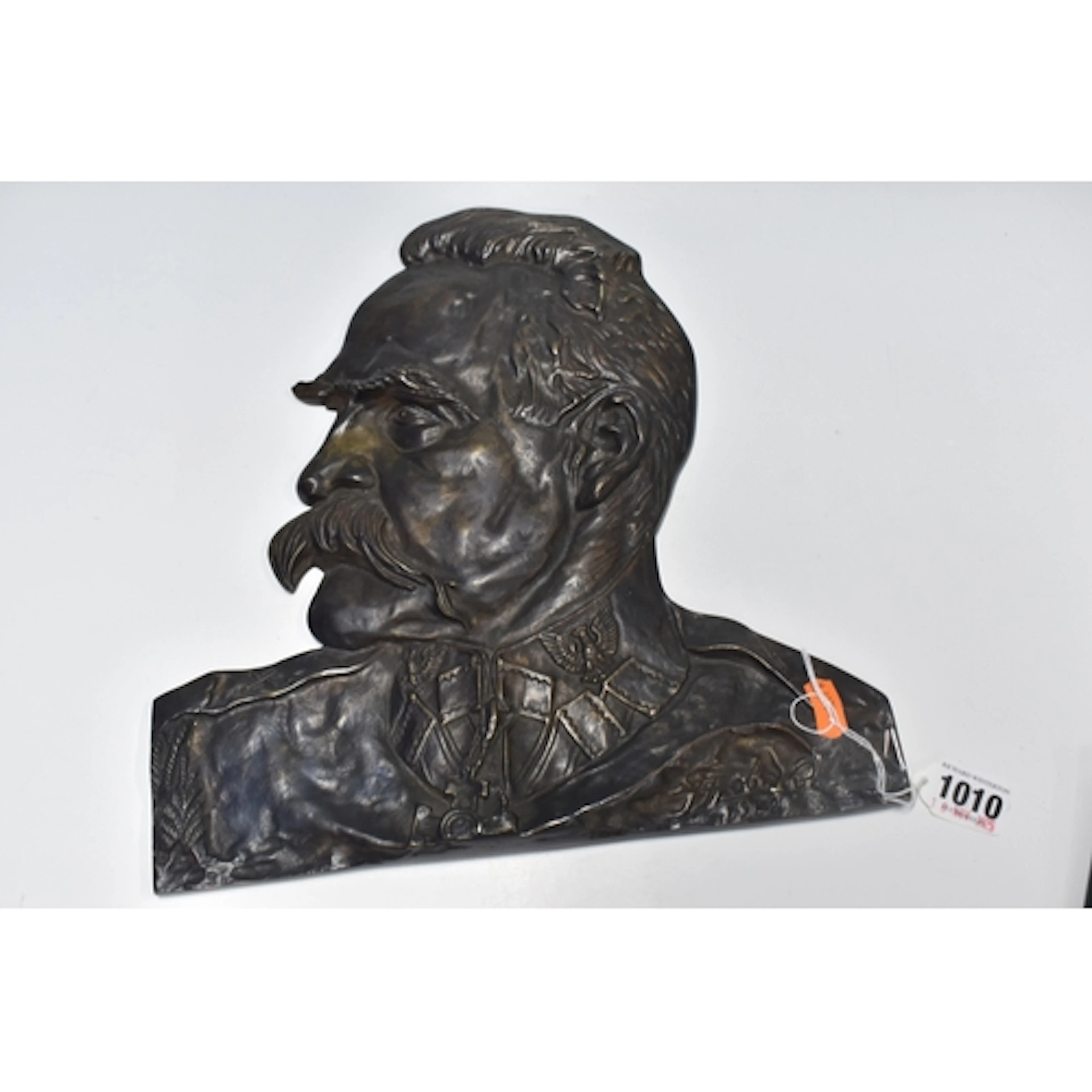 FELIKS ROBAKOWSKI (POLISH), 'JOSEF PILSUDSKI' BROZE PLAQUE d...