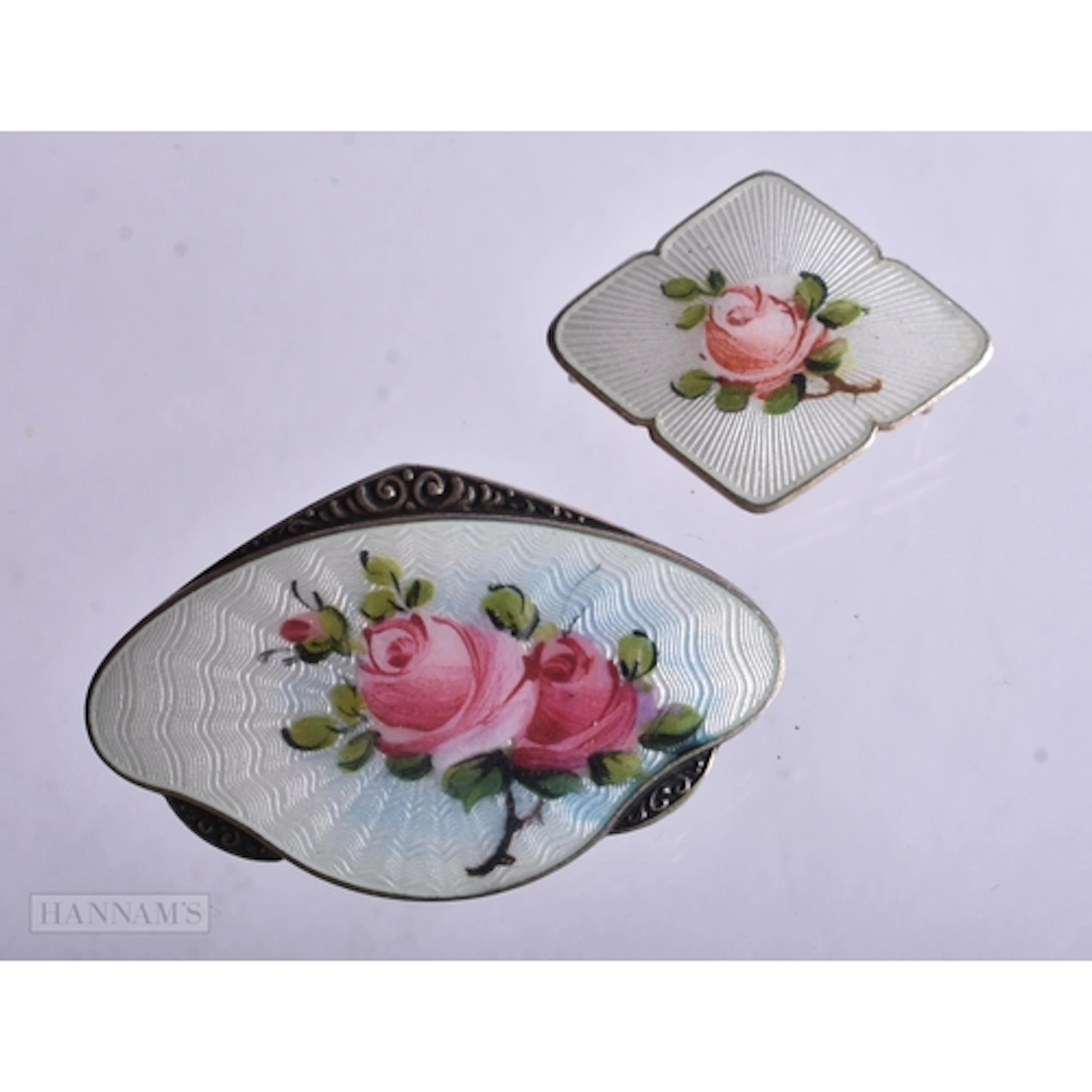 Collection of Sterling Silver O.F. Jordahl of Norway Enamel ...