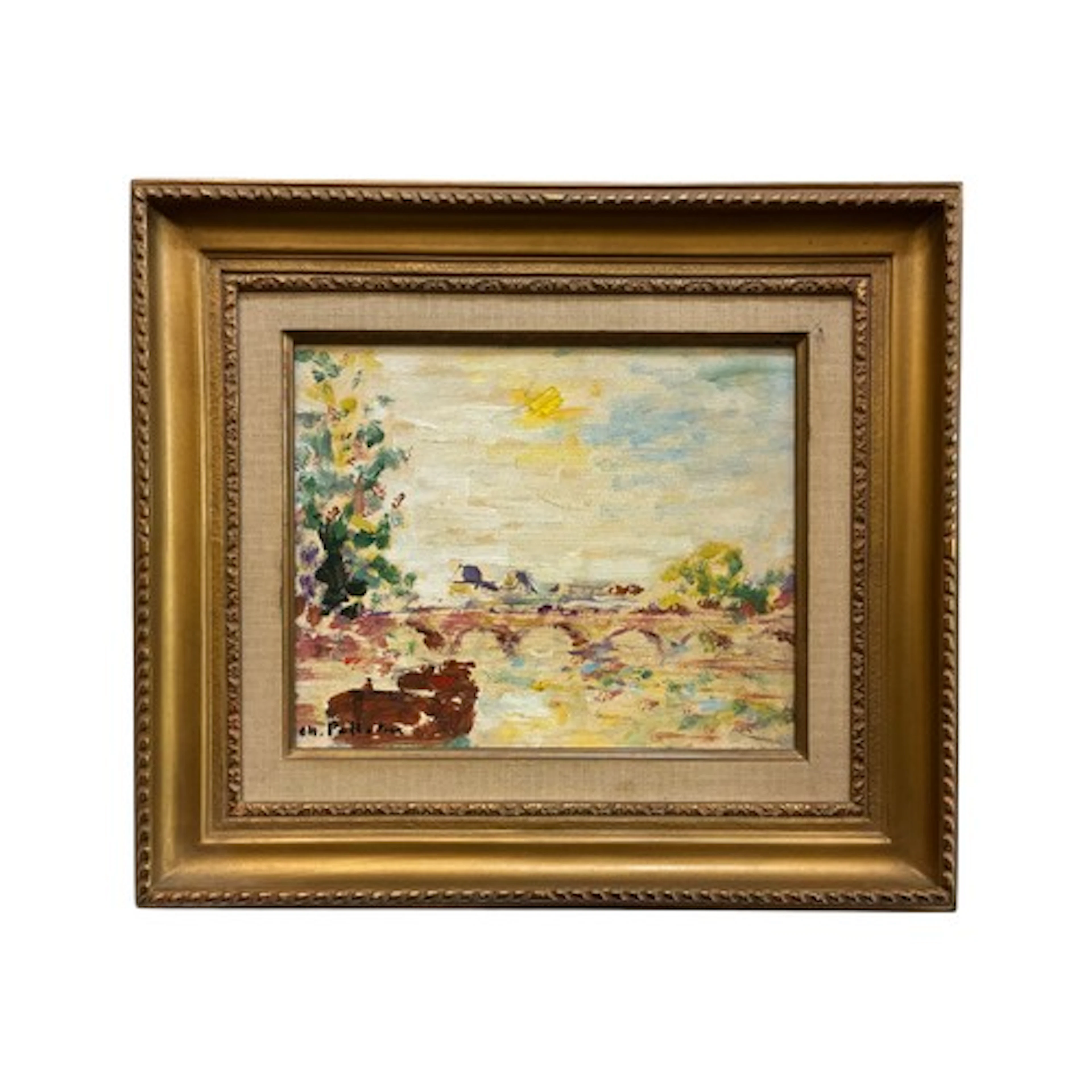 Charles Pelletier (1922-2005) - Post-Impressionist view of P...