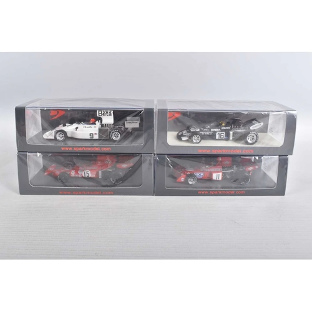 FOUR BOXED SEALED MINIMAX SPARK MODEL VEHICLES, to include a...