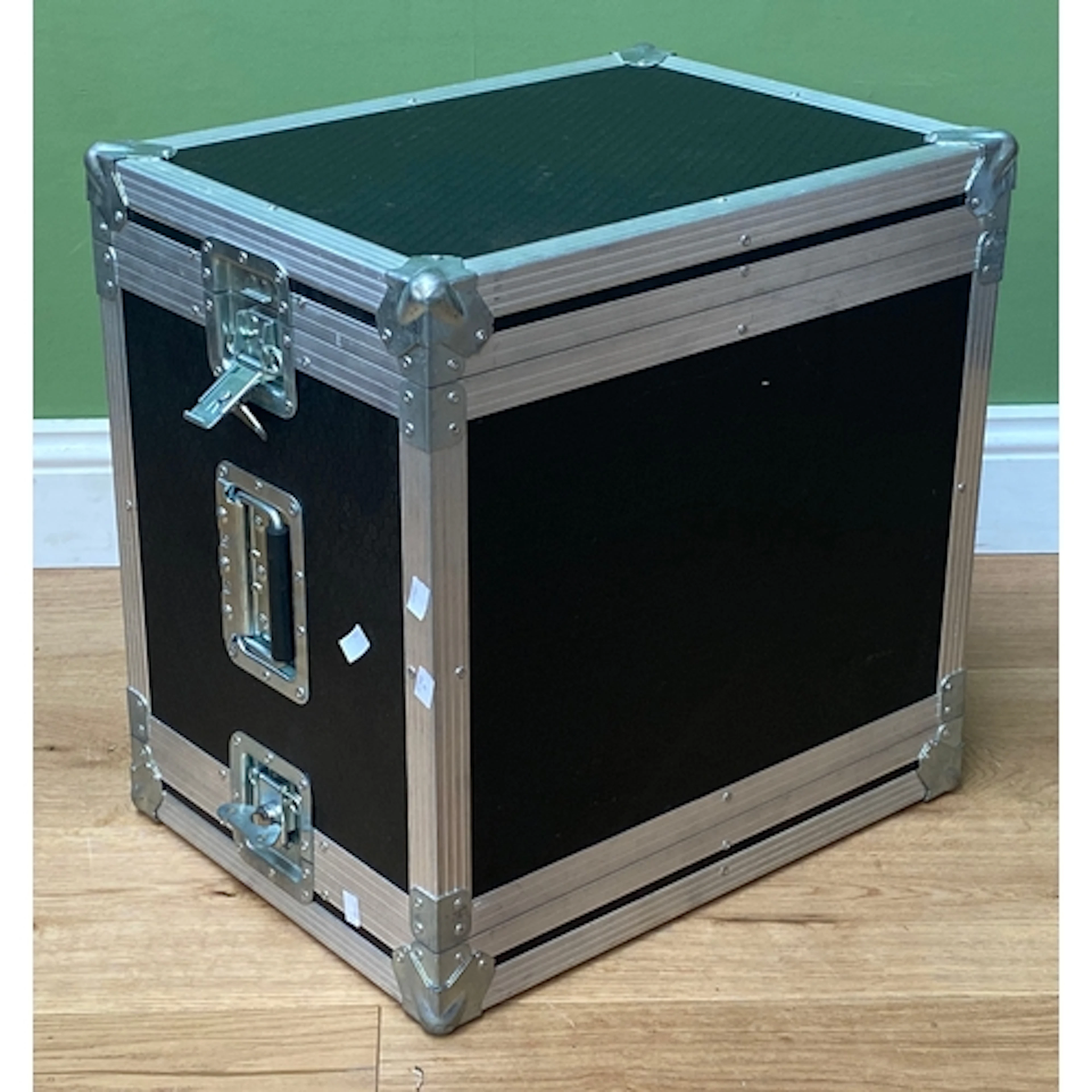 An aluminium flight case containing a Focusrite Platinum Com...