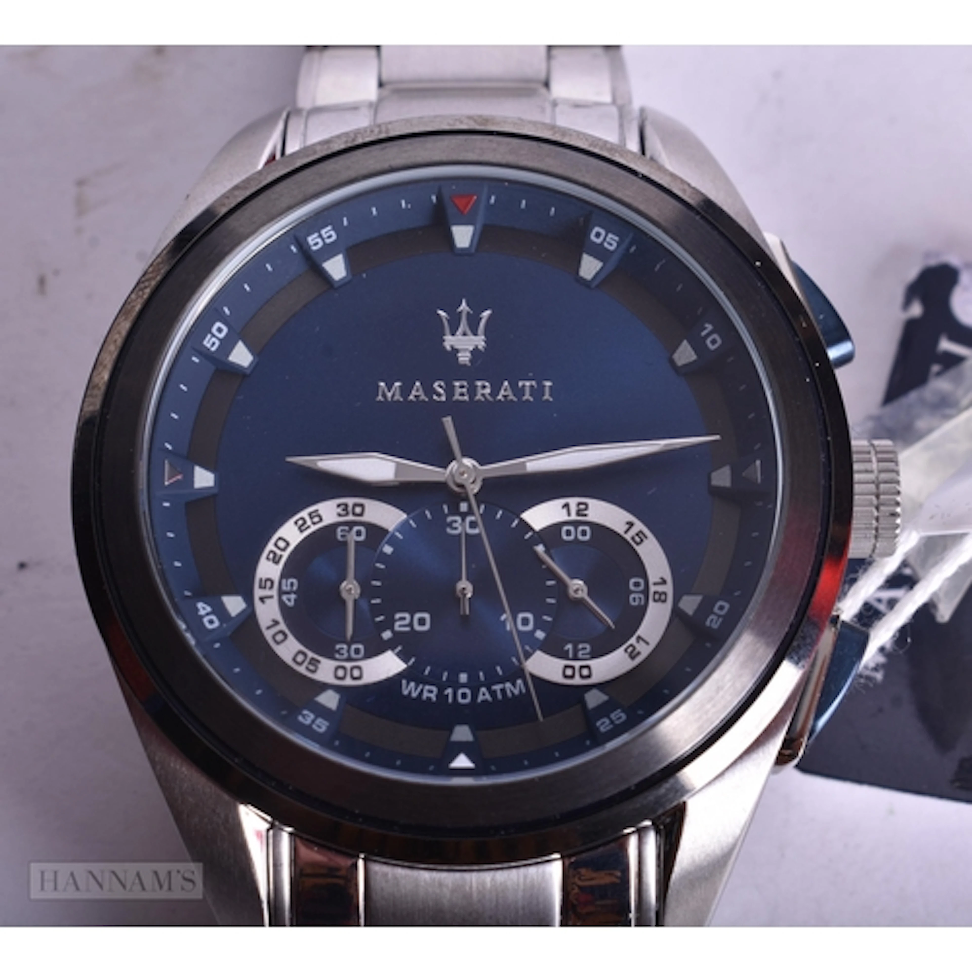 A Boxed Maserati R8871612024 Traguardo Style Chronograph Men...