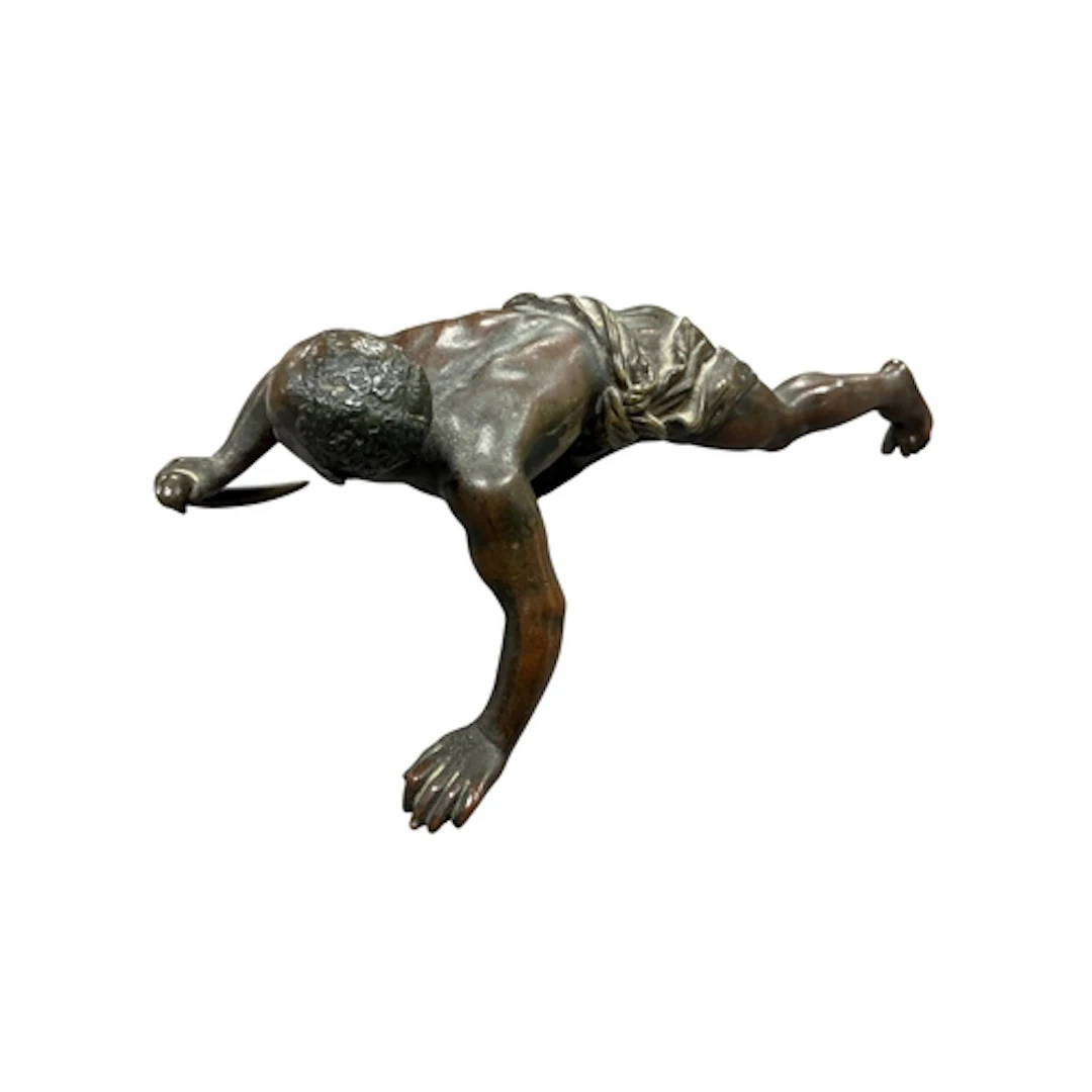 In the manner of Franz Xaver Bergman, bronze of an African w...