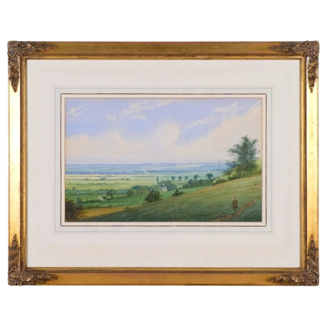Arthur Richardson (1865 - 1928), extensive landscape with fi...