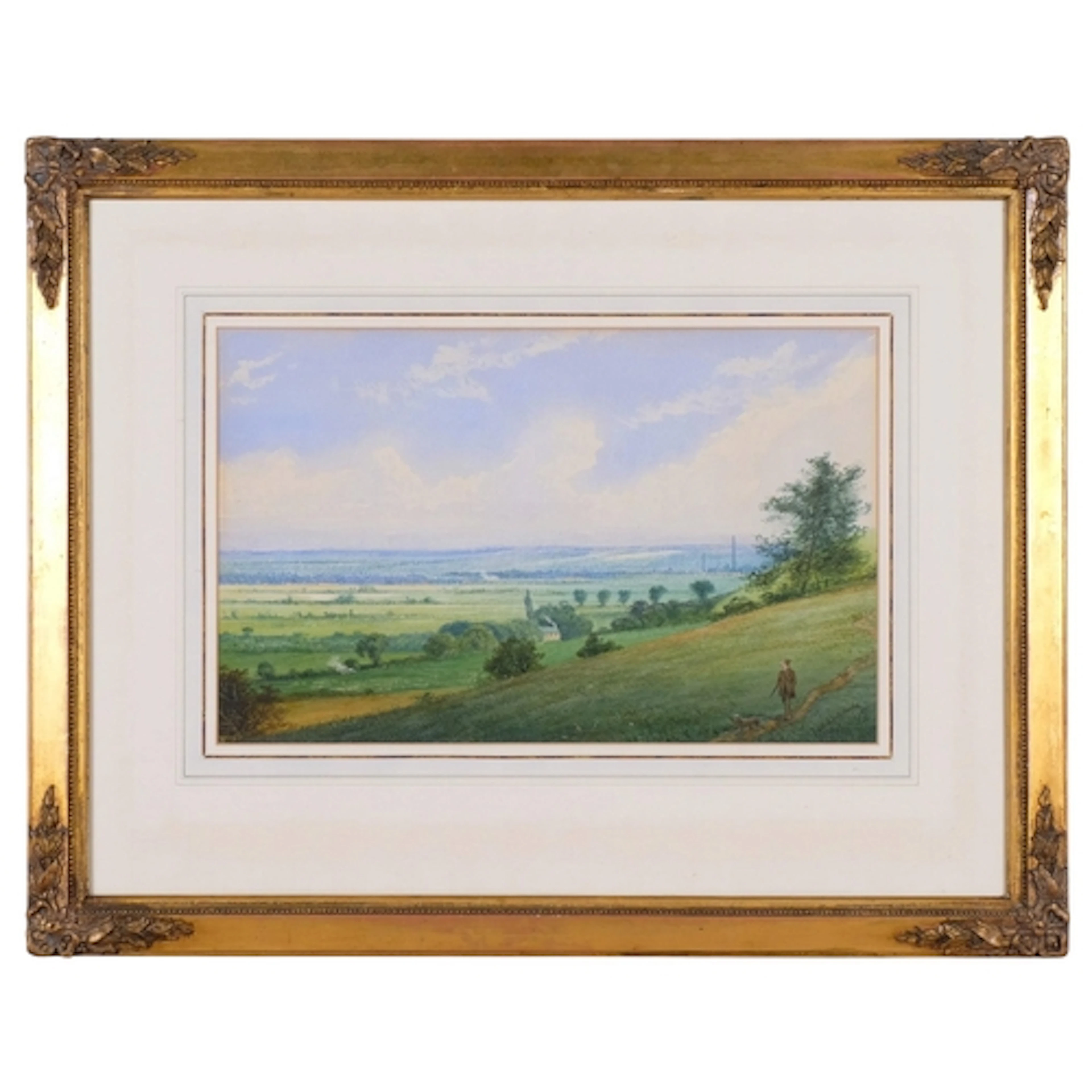 Arthur Richardson (1865 - 1928), extensive landscape with fi...