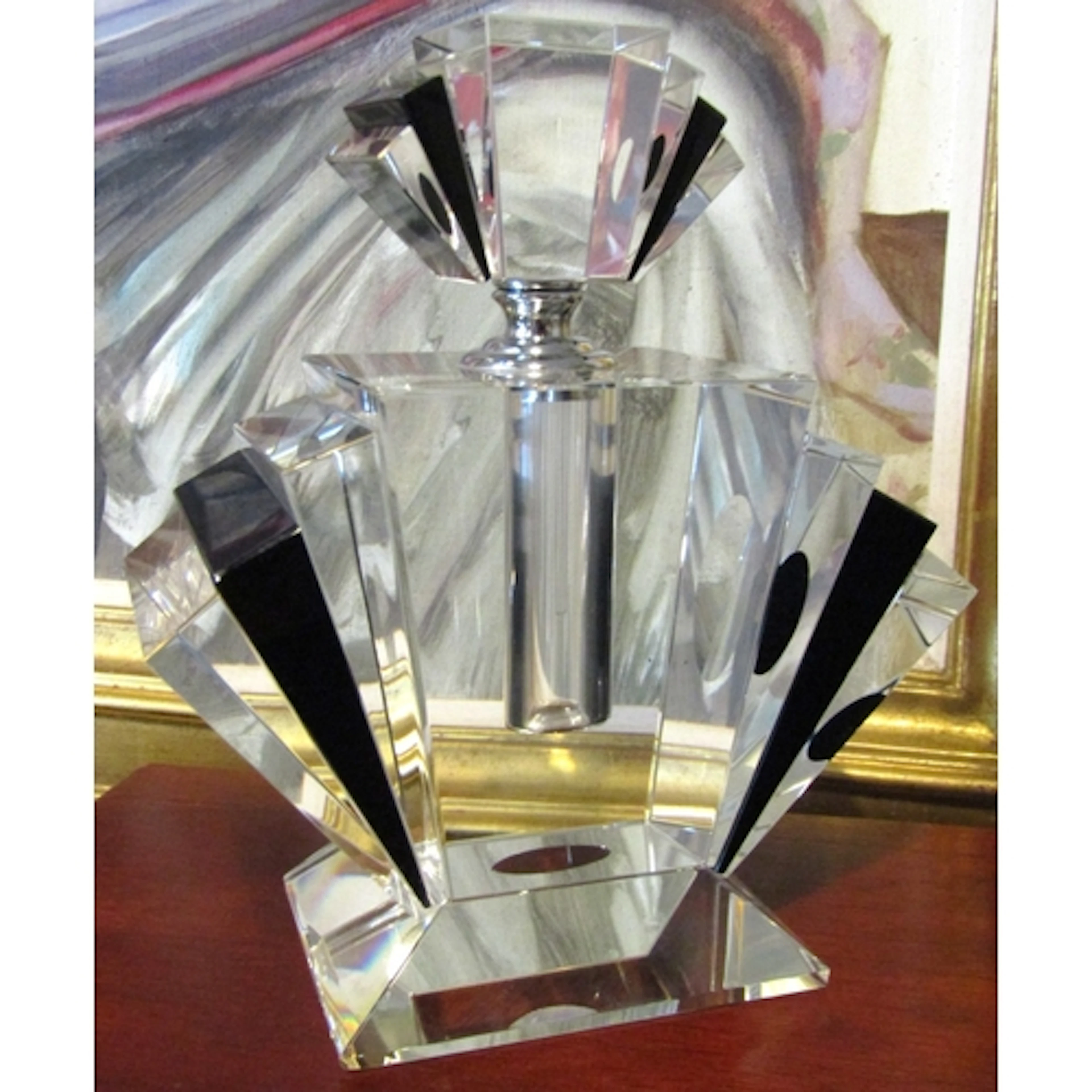 Large Shop Display Perfume Bottle Crystal Original Condition...