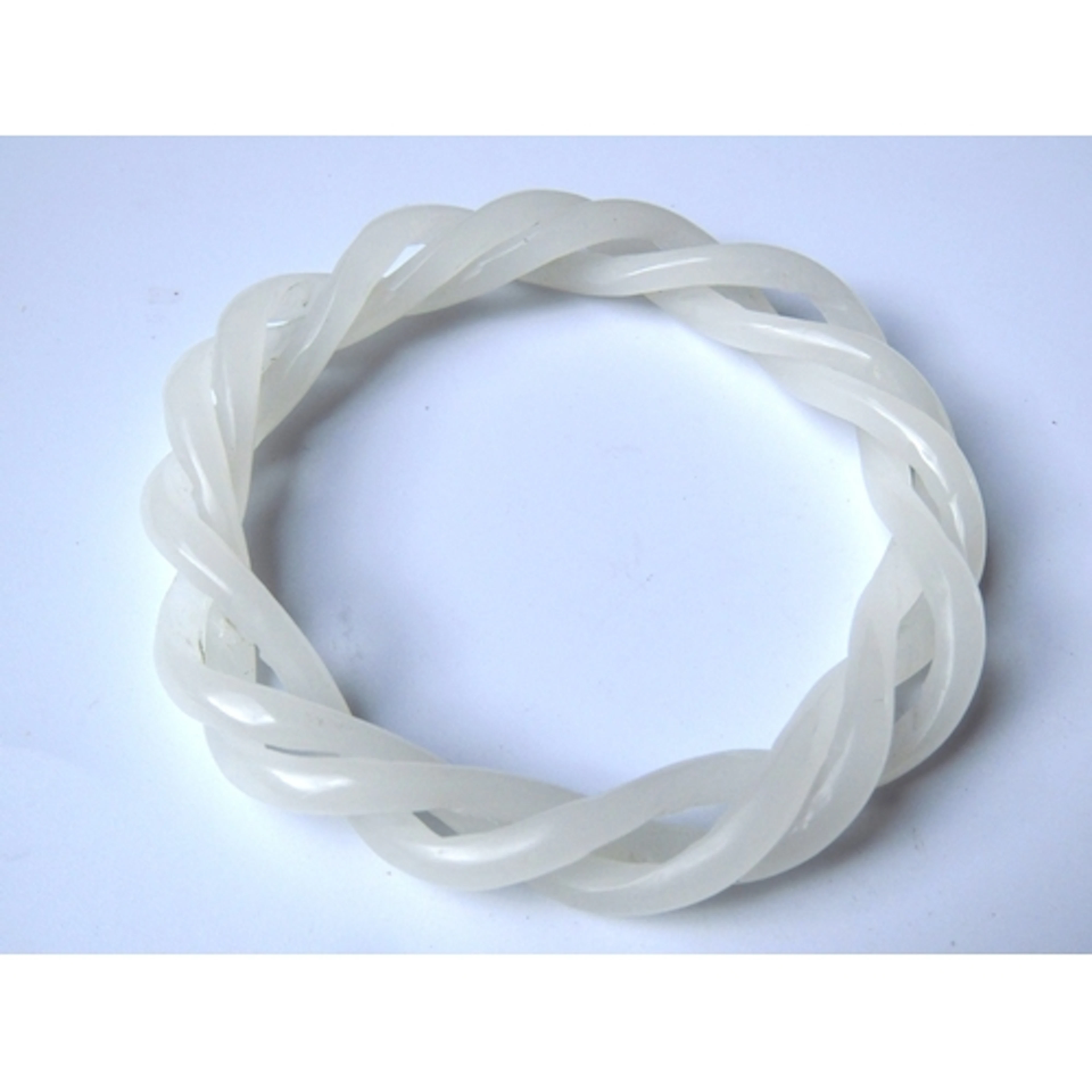 Pale Jade Articulated Bracelet Interior Diameter 6.5cm Appro...
