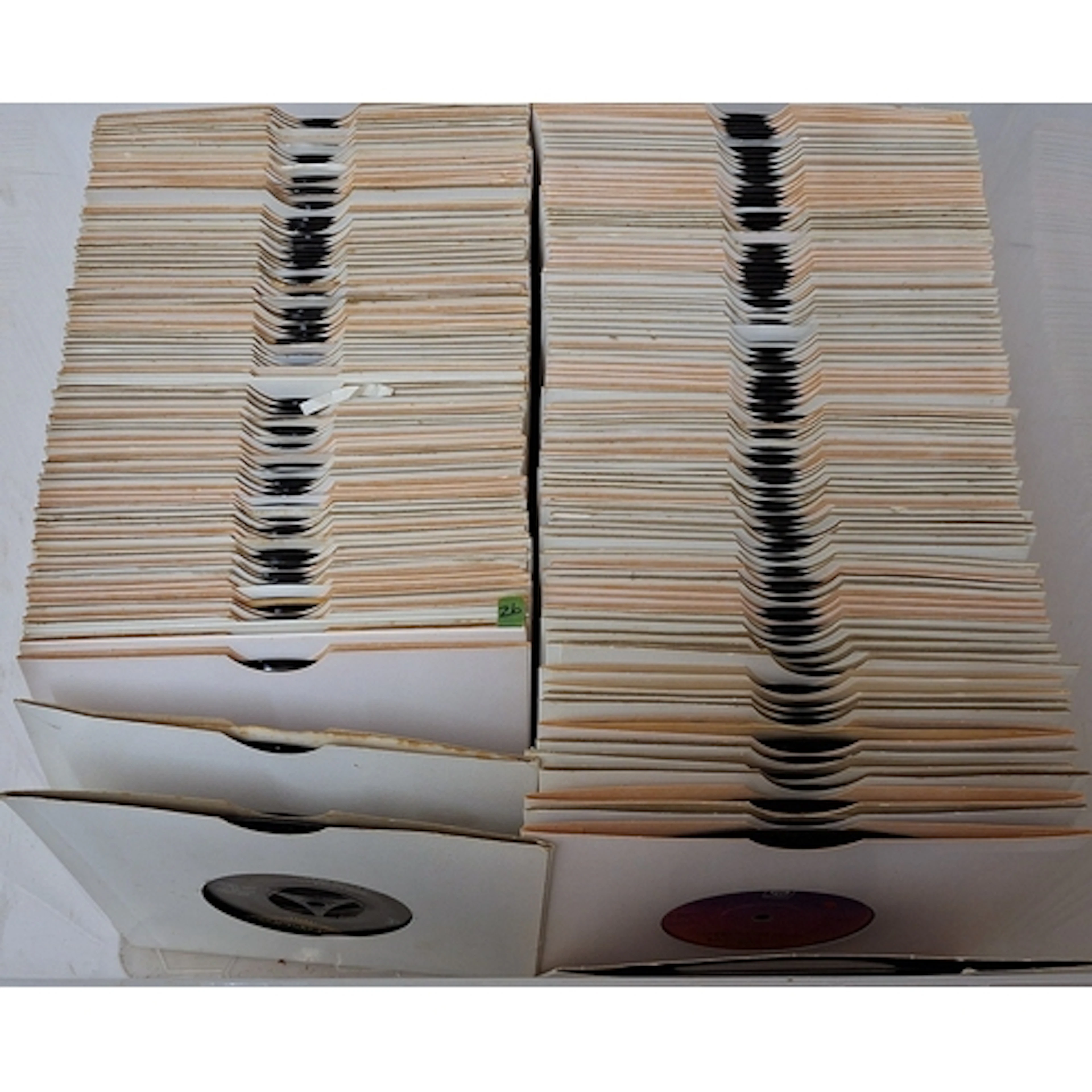 White Cardboard Cases Vinyl Singles/Records/7" incl. The Lun...