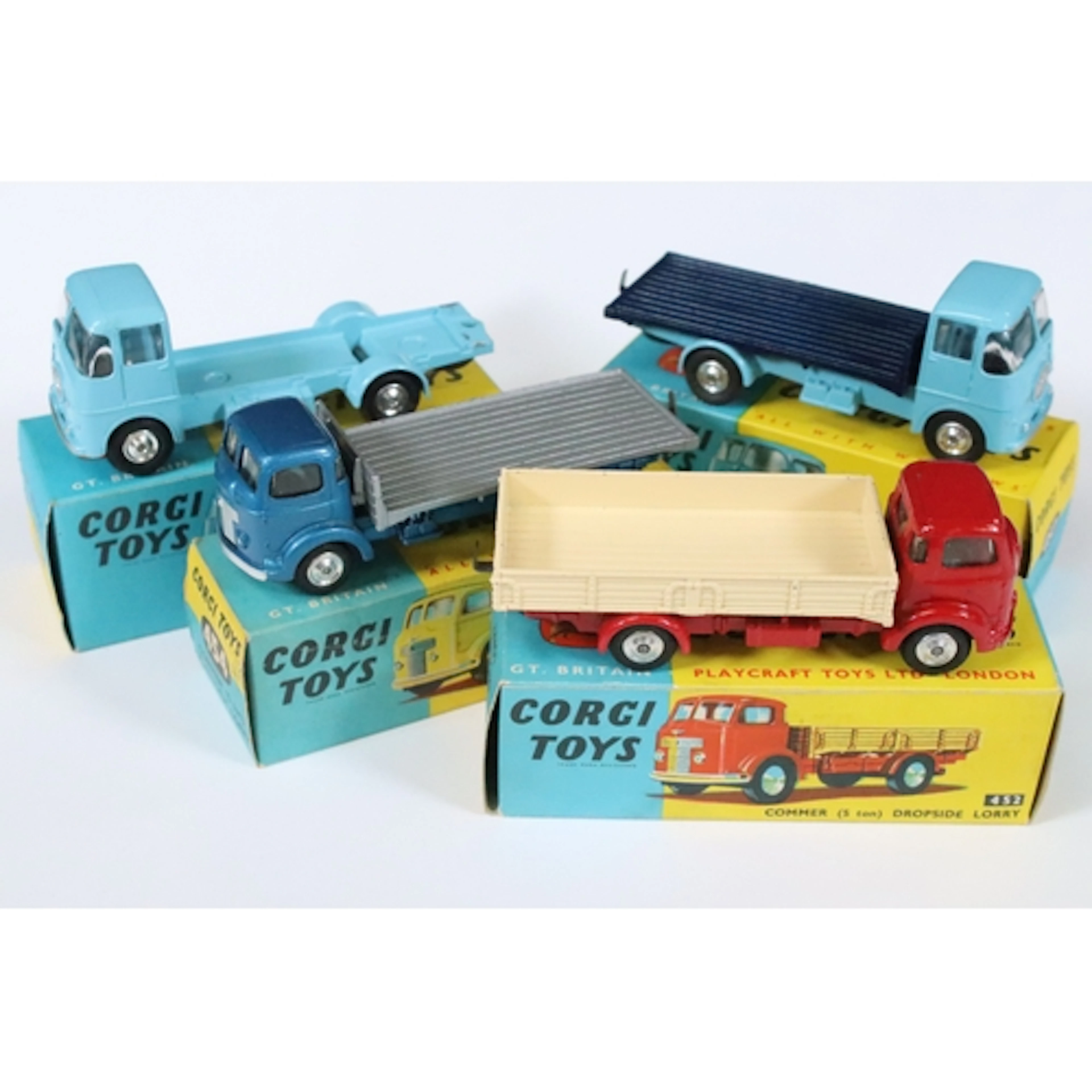 Four boxed Corgi diecast models to include 2 x 457 ERF Model...