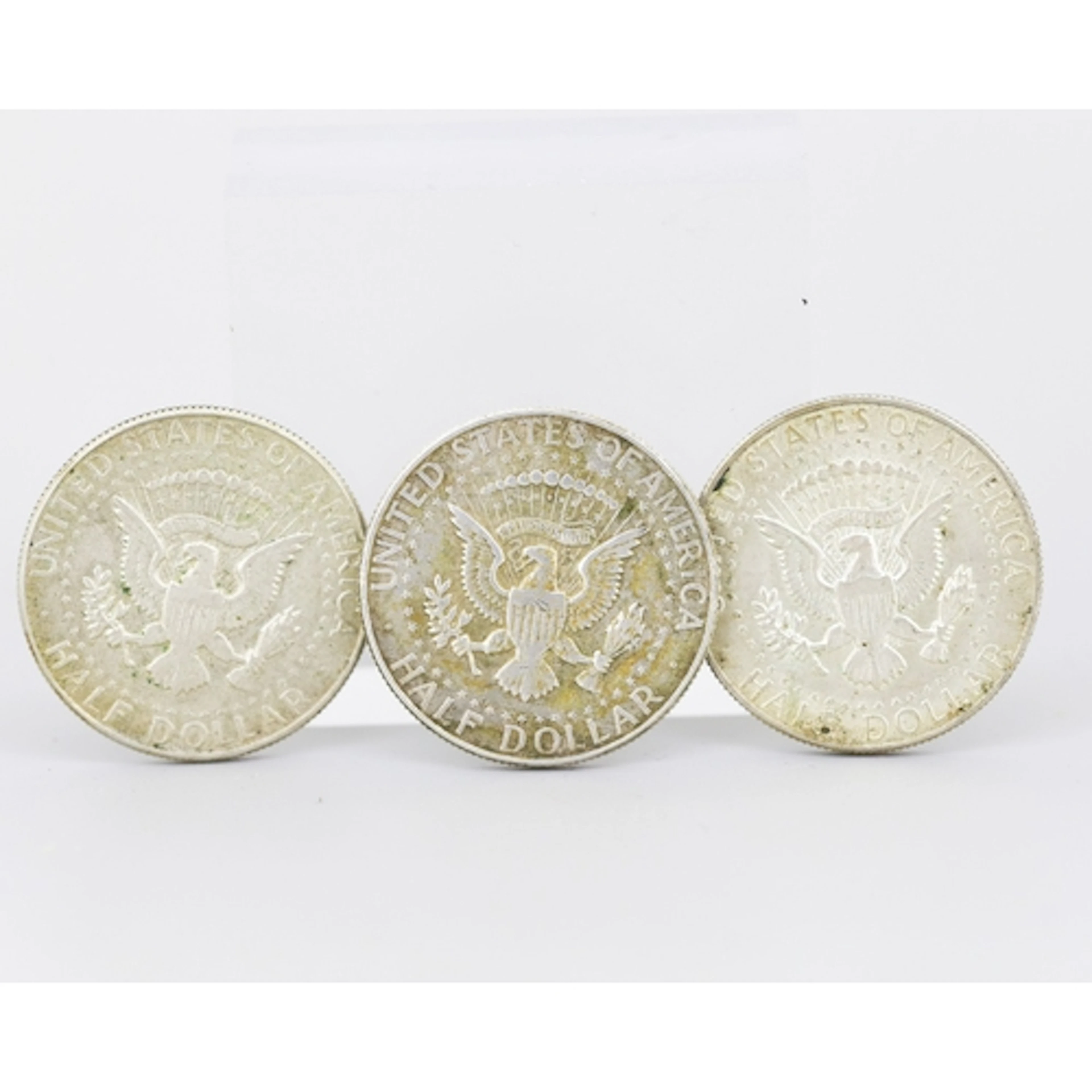 Three Silver United States of America Kennedy Half Dollar Co...
