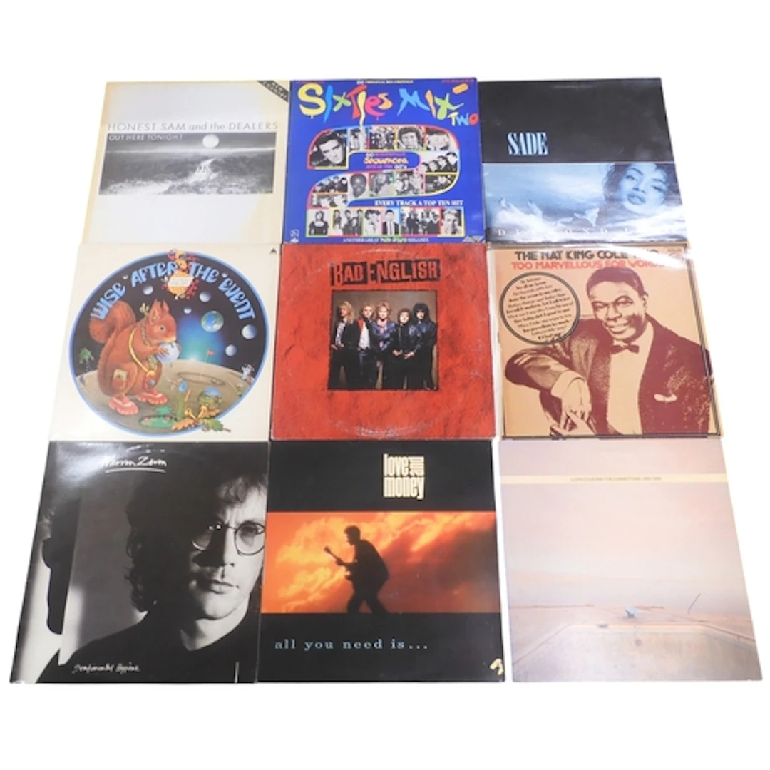ROCK/POP/INDIE/ALT/EASY - Two mixed genre cases of 12" ...