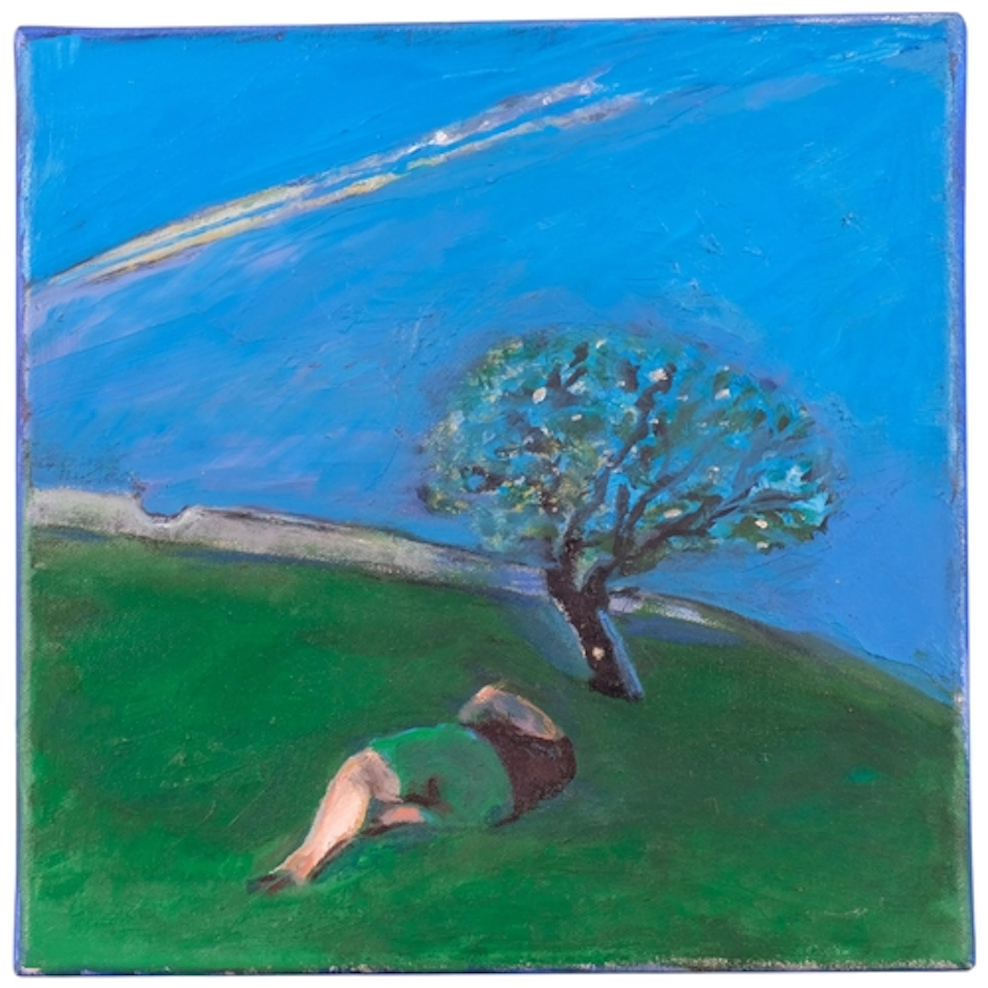 Harold Mockford (1932 - 2023), Asleep On The Downs, oil on c...