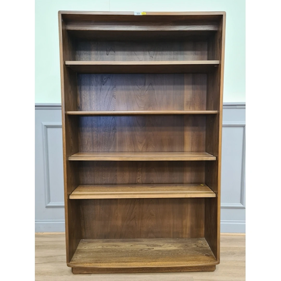 An Ercol open Bookcase, 5ft H 3ft W 1ft D, (R7).