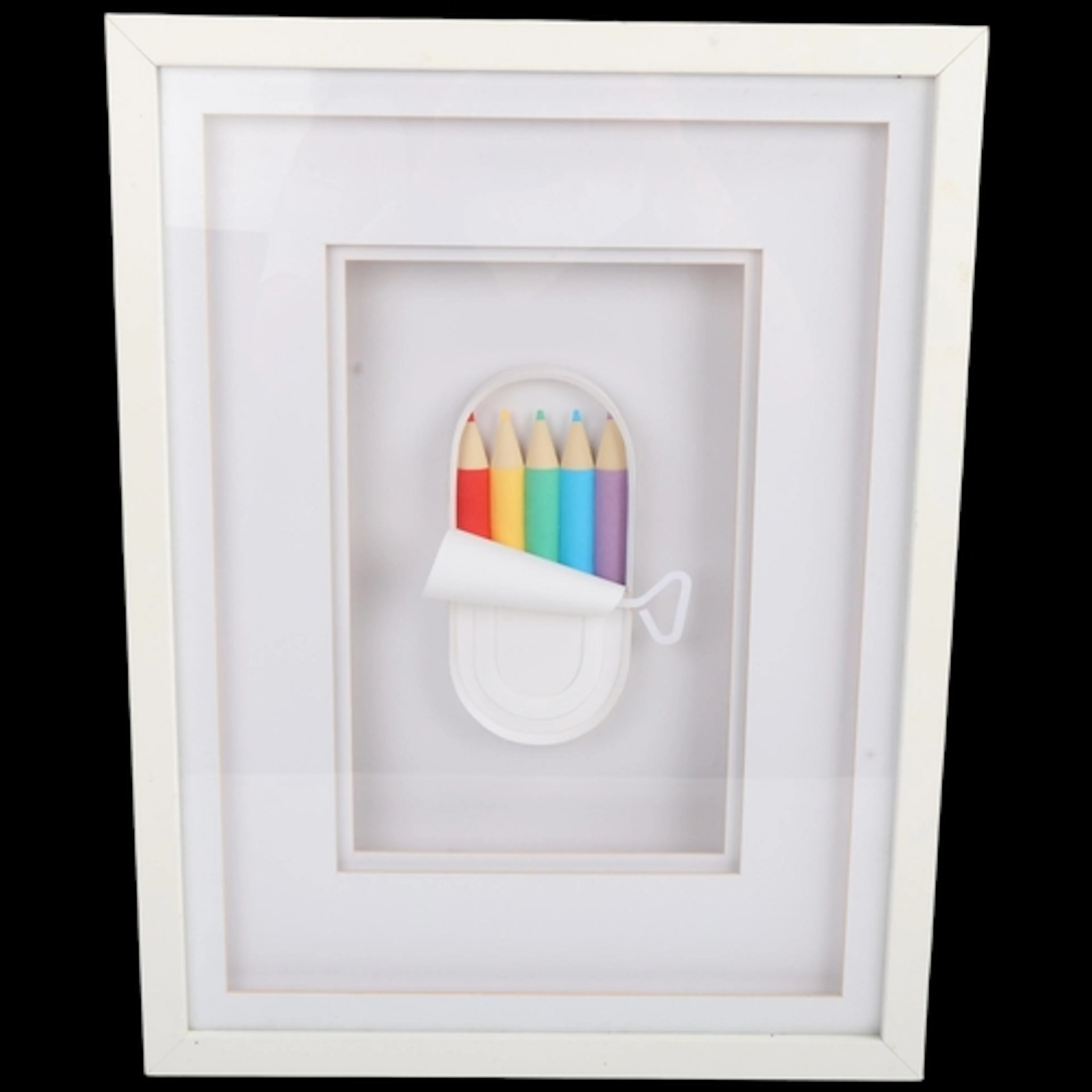 GRAHAM LESTER, an original paper sculpture, colour pencils i...