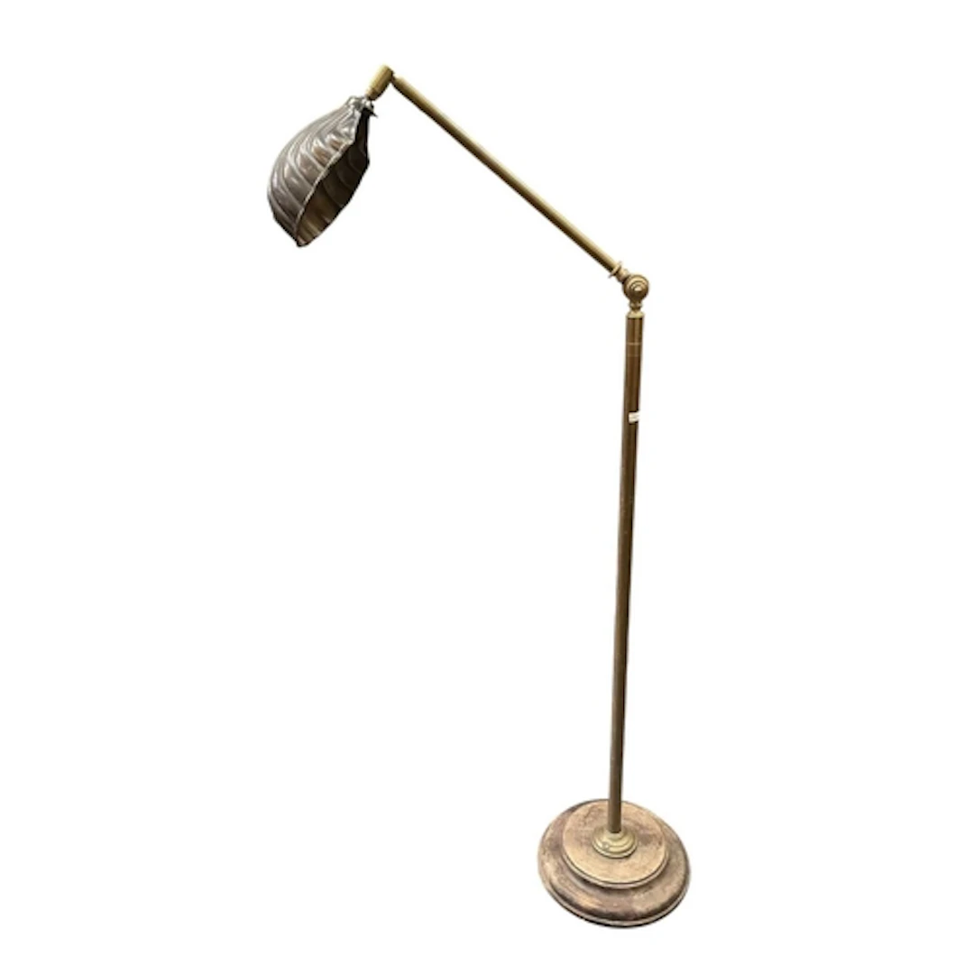 A 20th century articulated industrial floor lamp light in th...