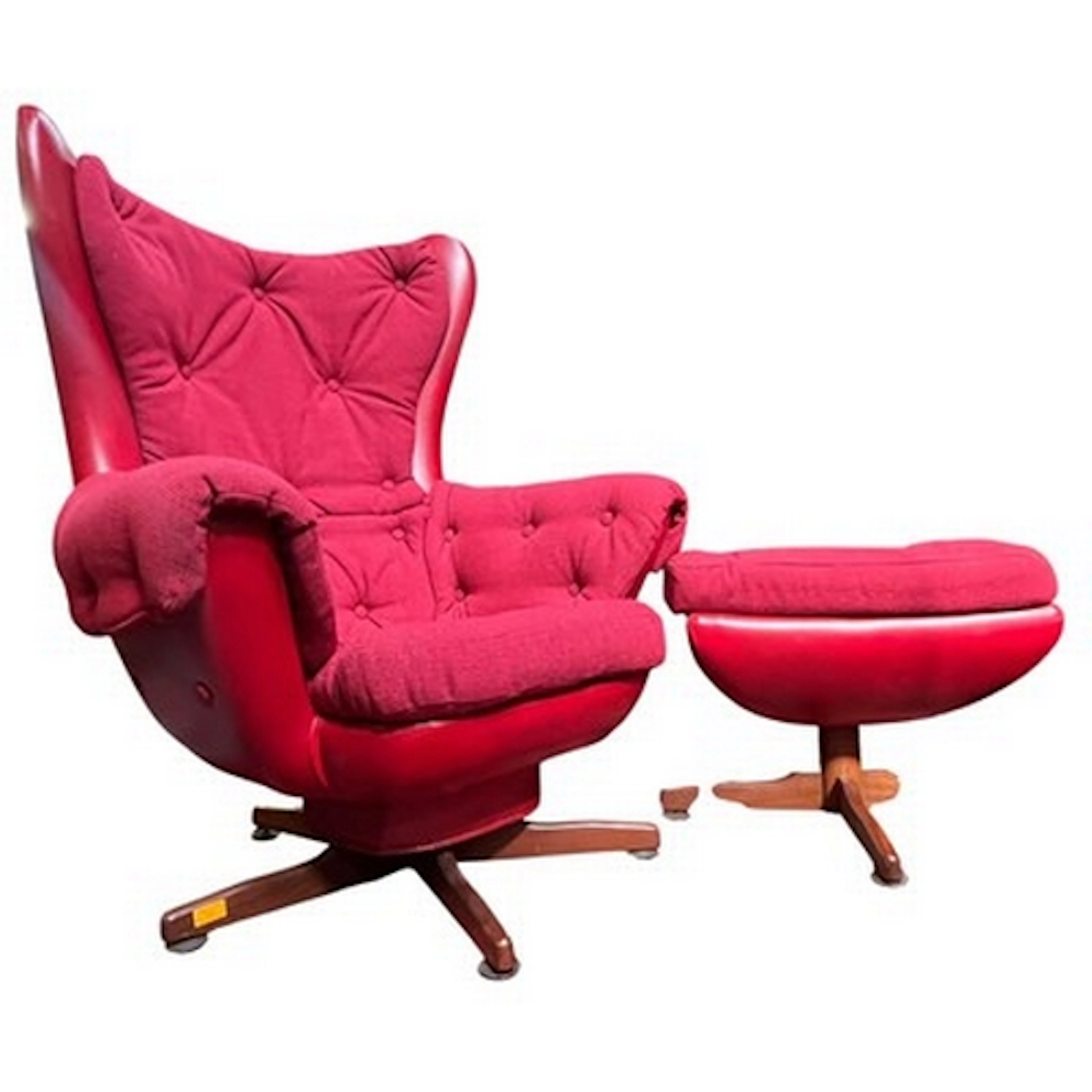 Beauvale - a retro mid 20th century designer swivel-easy lou...