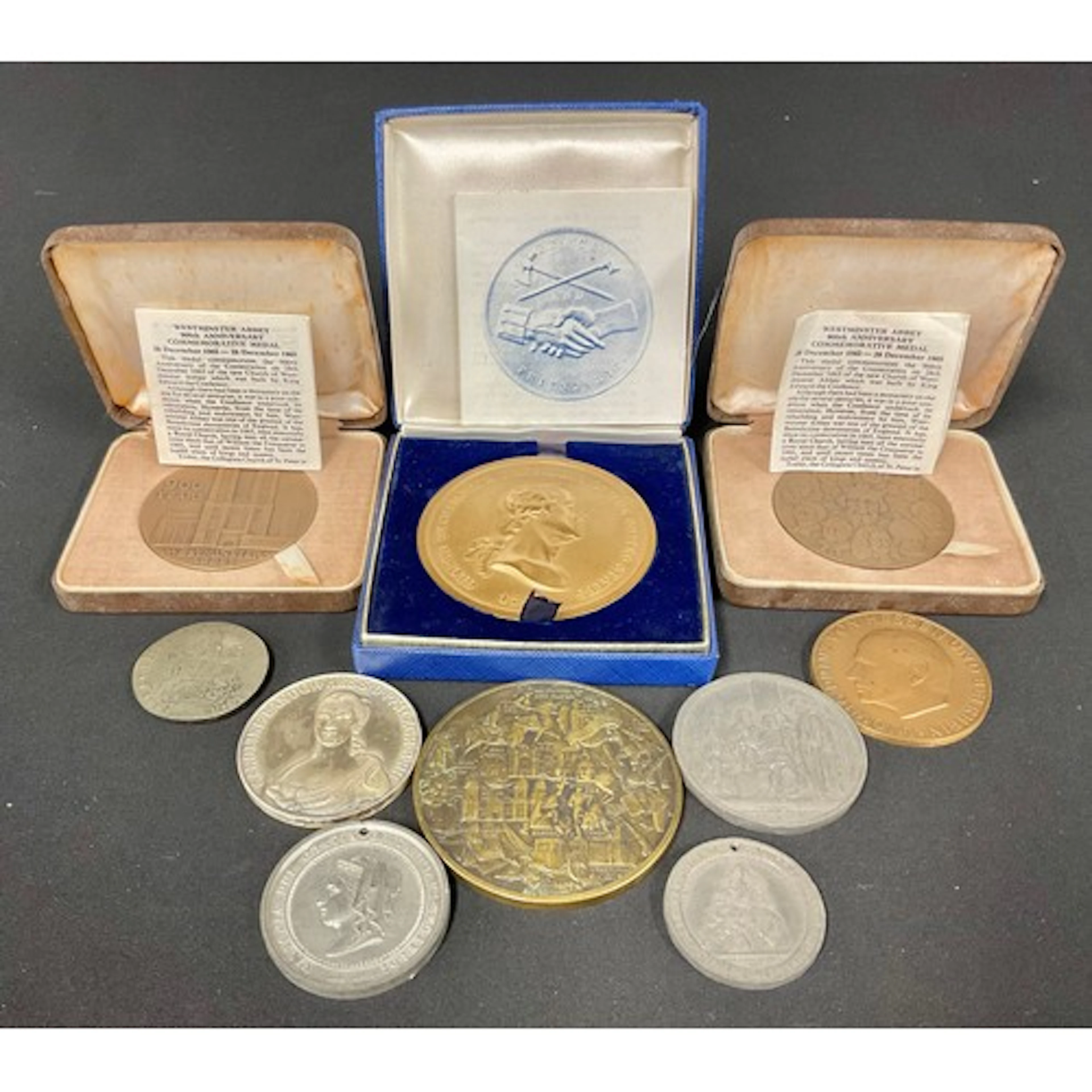 Medals - a Victorian 1887 Jubilee medal, another Diamond Ju...