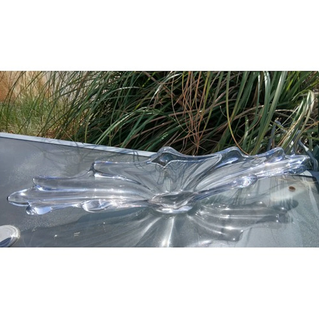 Vintage Italian Glass Splash Form Crystal Table Bowl Approxi...
