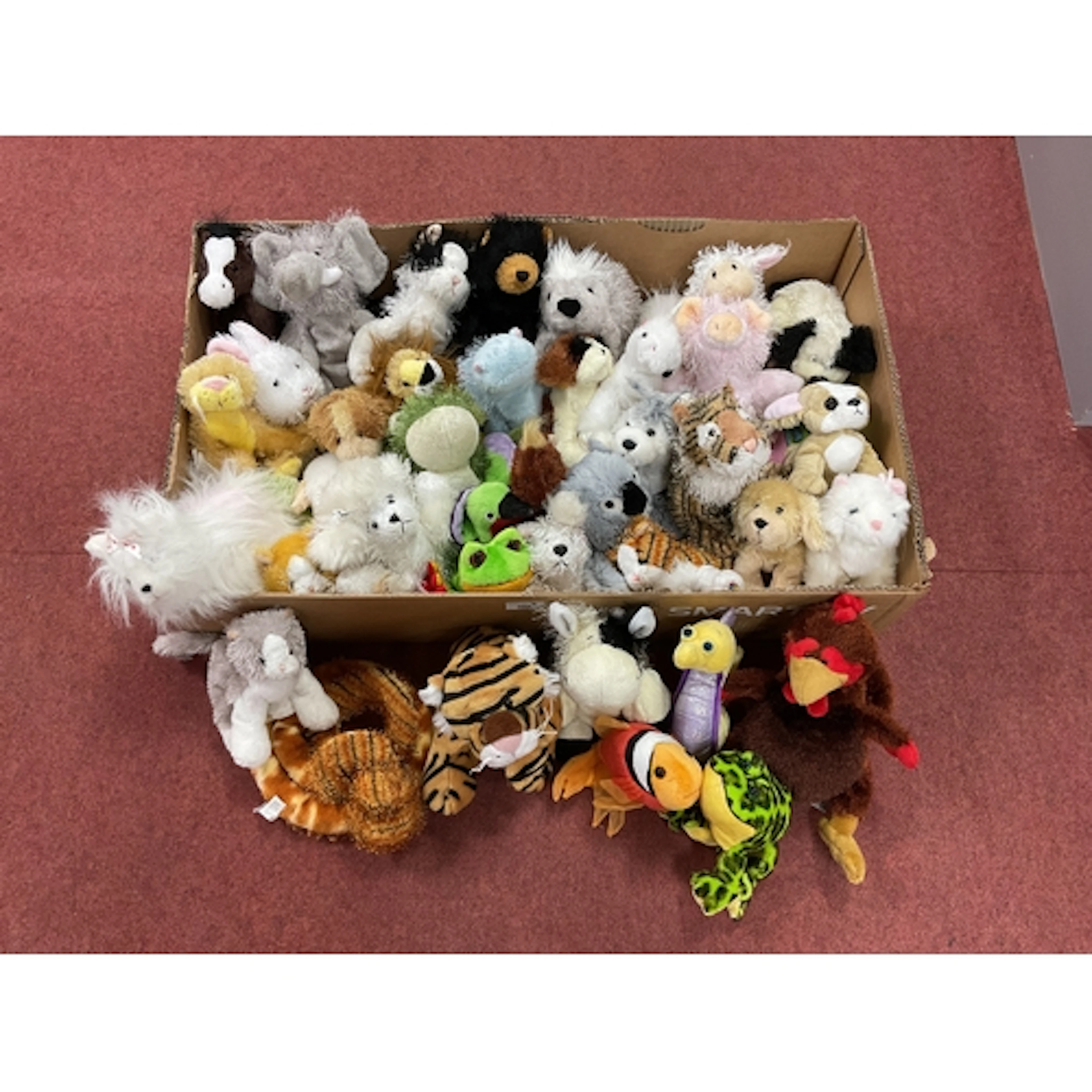 Approximately Forty Ganz Soft Toys to include Tiger Snake, B...