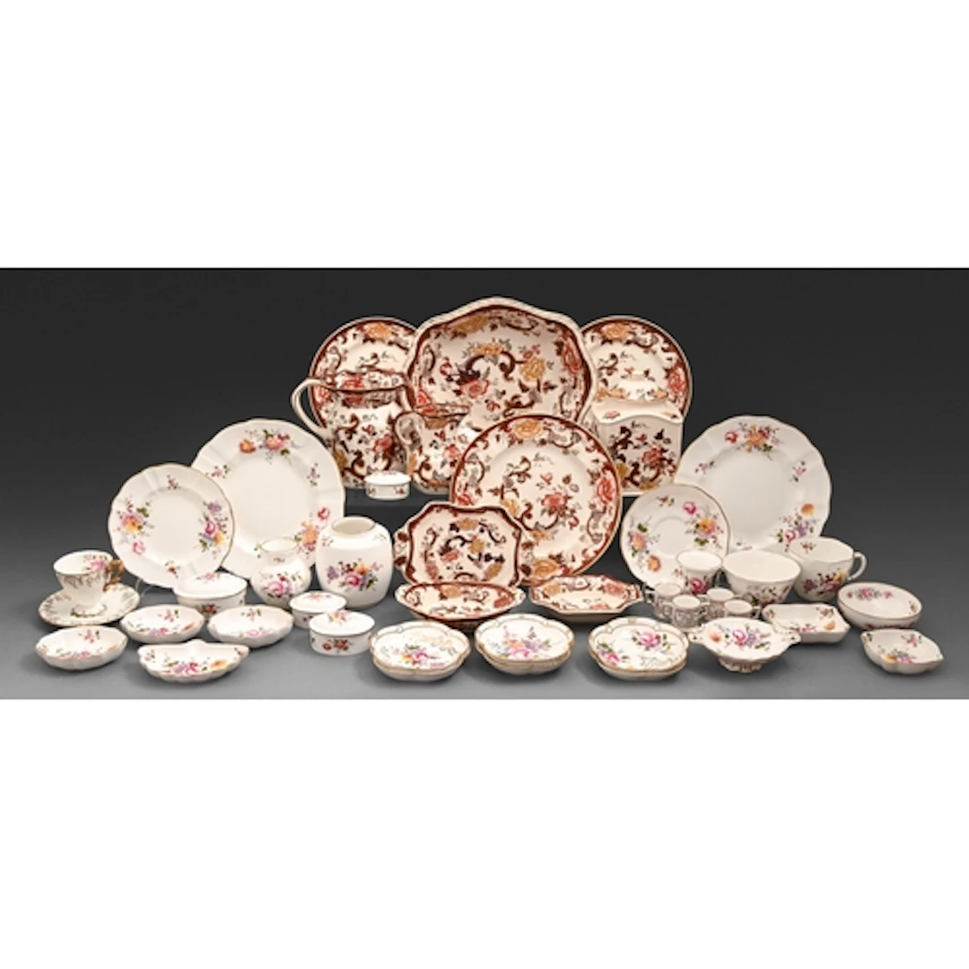 Miscellaneous Masons Ironstone Brown Velvet pattern jugs and...
