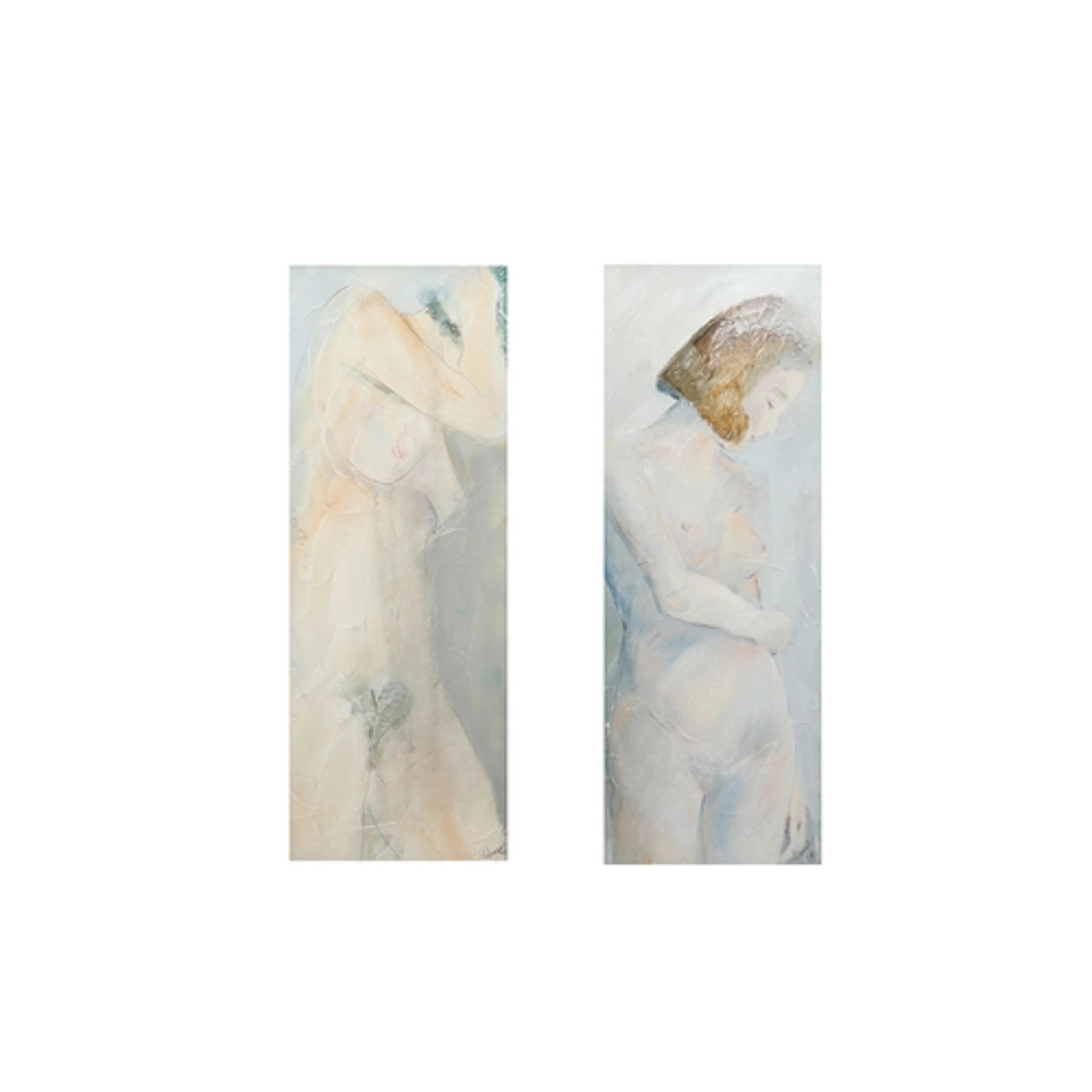 JOHN DUNNE, (Irish 20th Century), ''Tain Study Nude'', mixed...