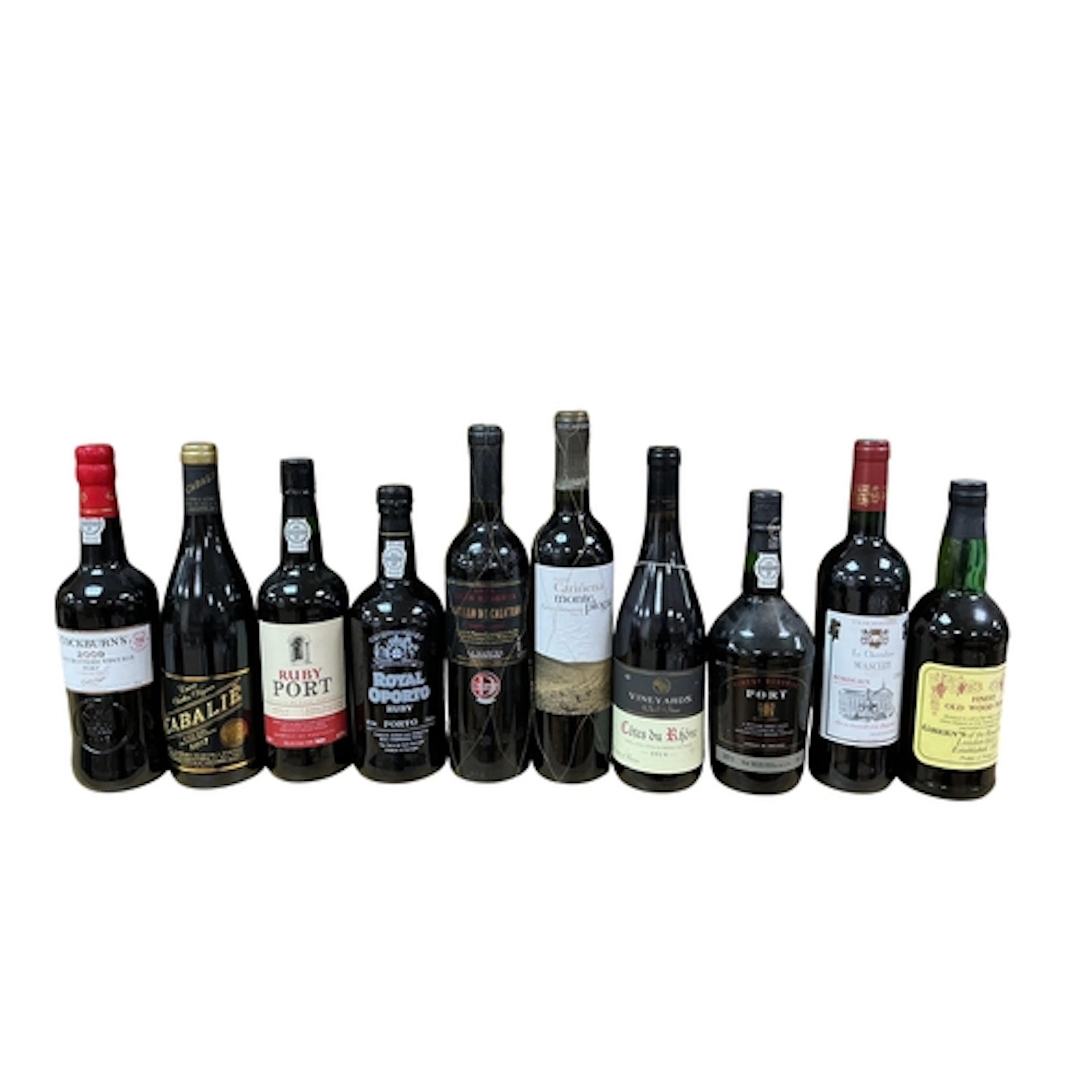 Red Wine & Port: 2014 Côtes du Rhône; 2015 Le Chevalier Masc...