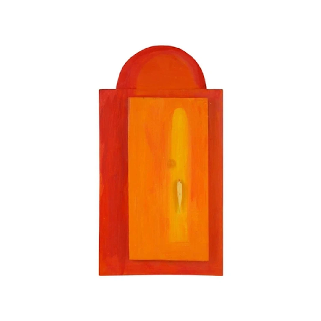 § John MILLER (1931-2002) Construction - Red Figure in Space...