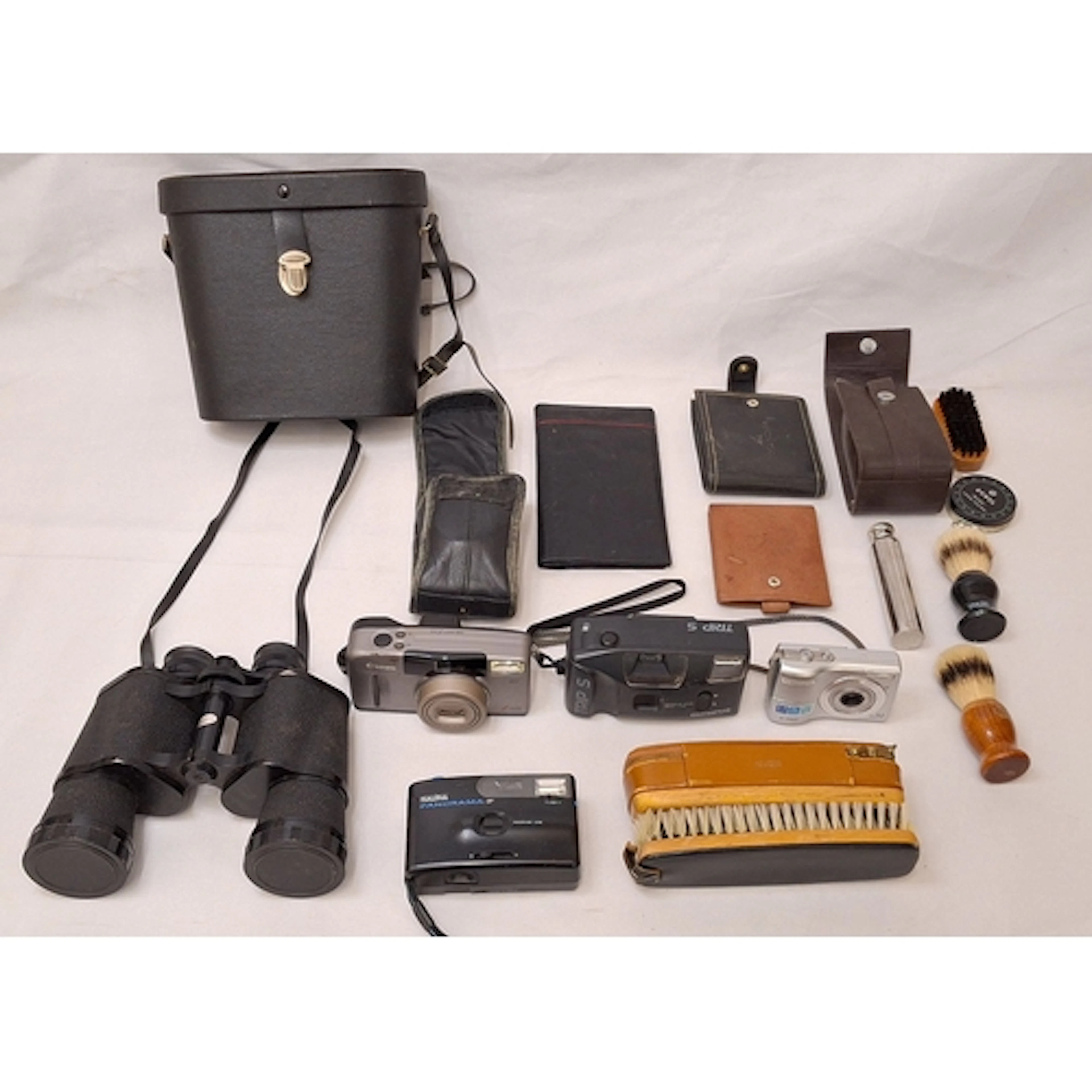 Pair Vintage Mark Scheffel 20x50 Field Binoculars in case, O...