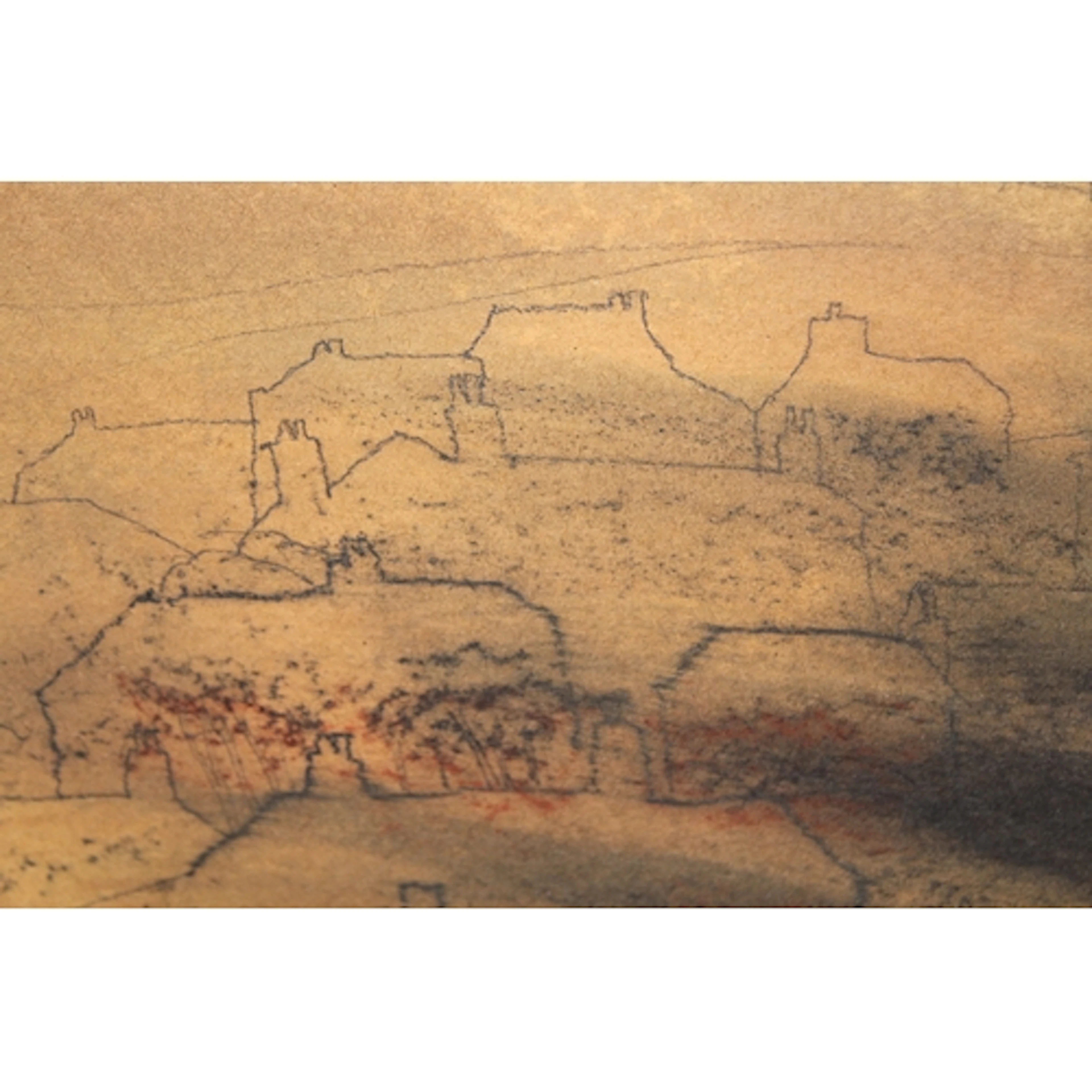 In the manner of Ben Nicholson, graphite and wash drawing, i...
