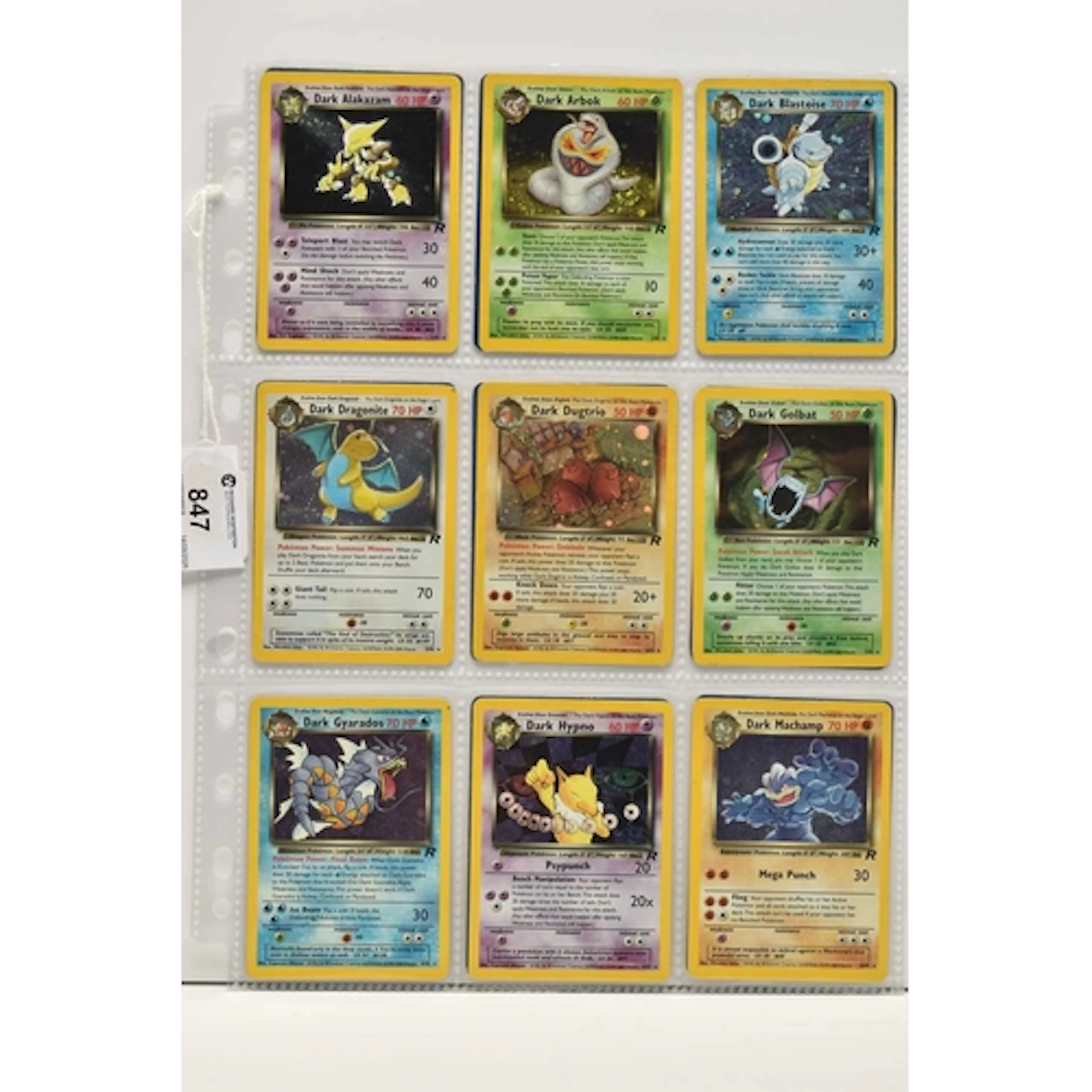 COLLECTION OF POKEMON TEAM ROCKET CARDS, includes all holo ...
