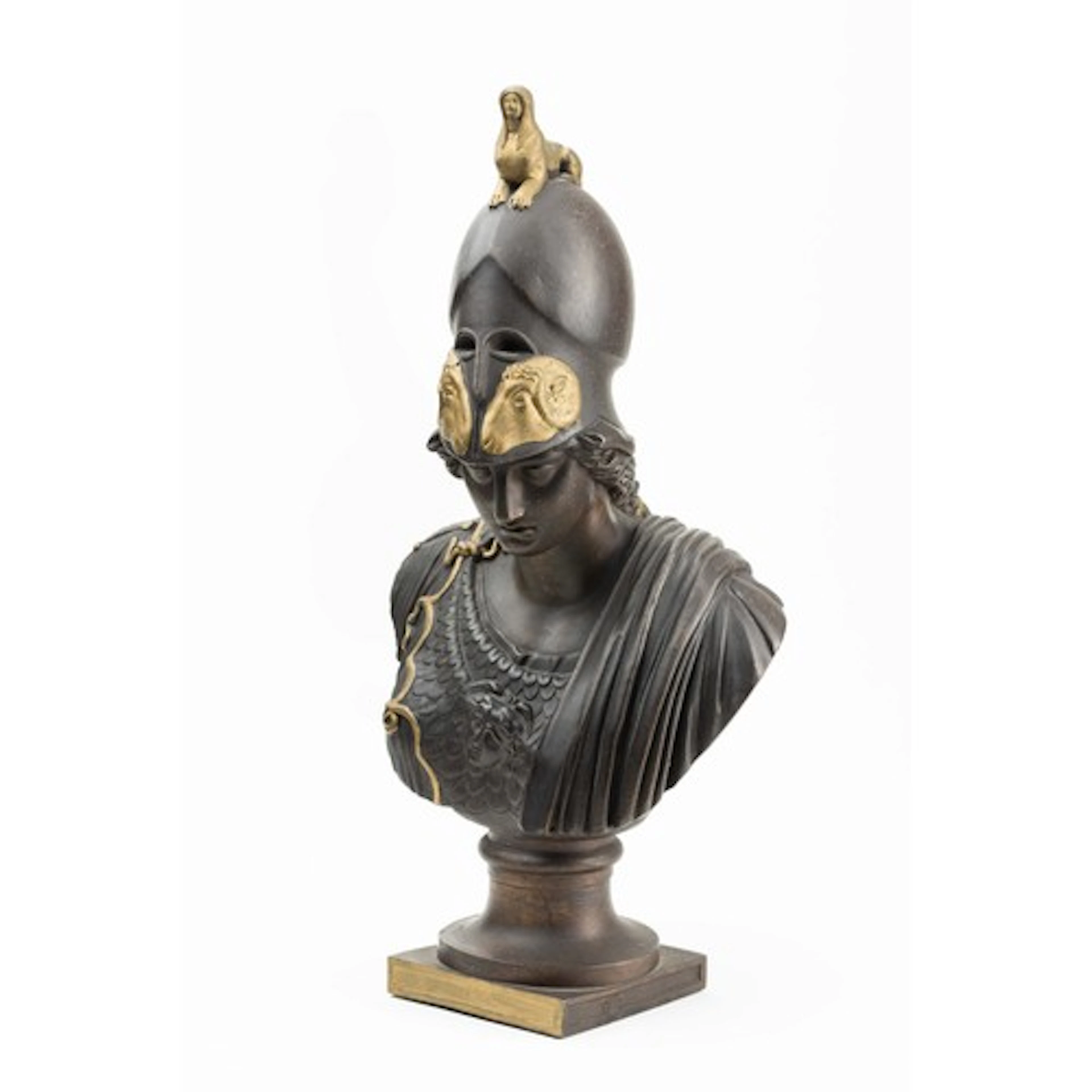 French (19th Century / 20th Century), Minerva bust, Neoclass...