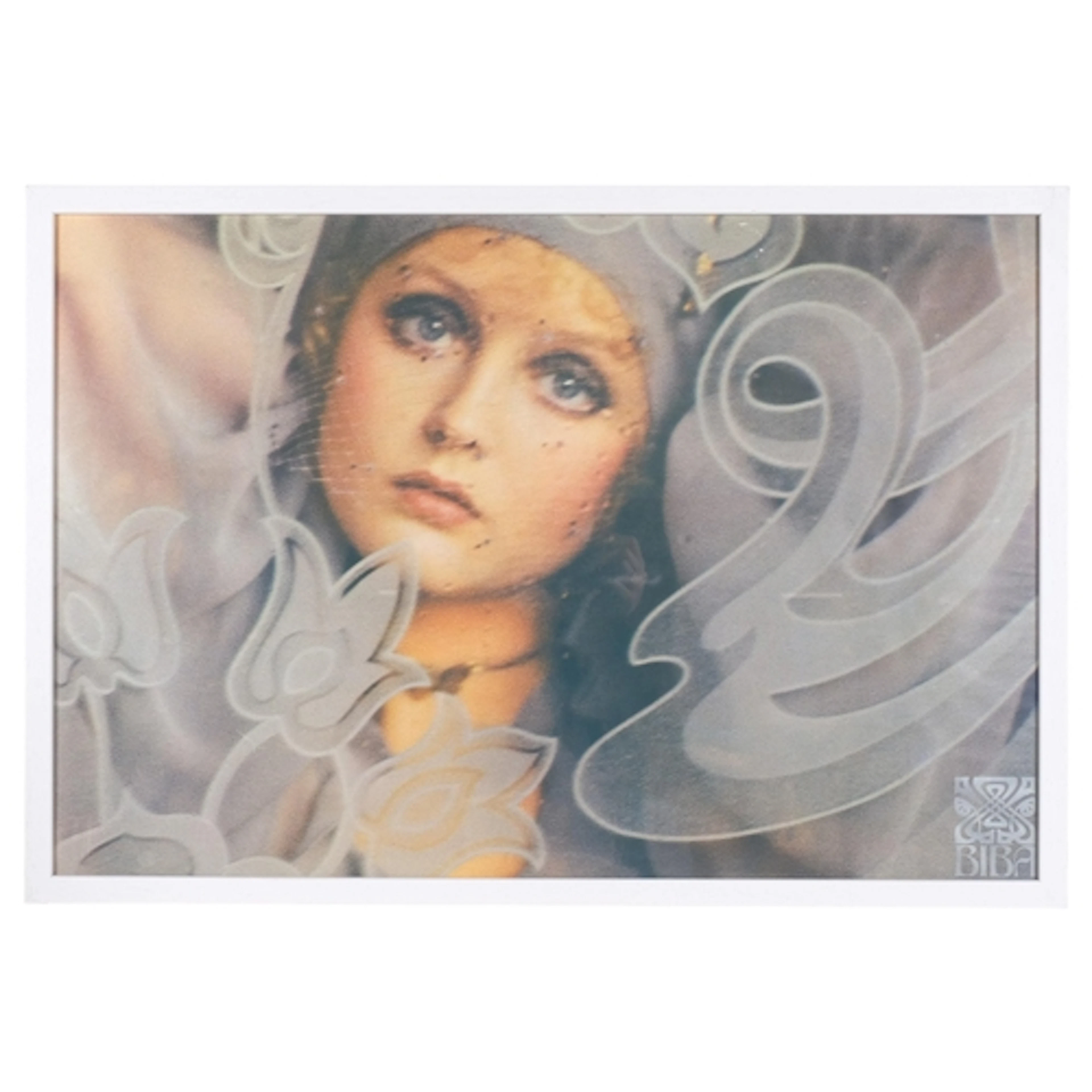 Biba, printed fashion advertising poster, in modern frame, o...