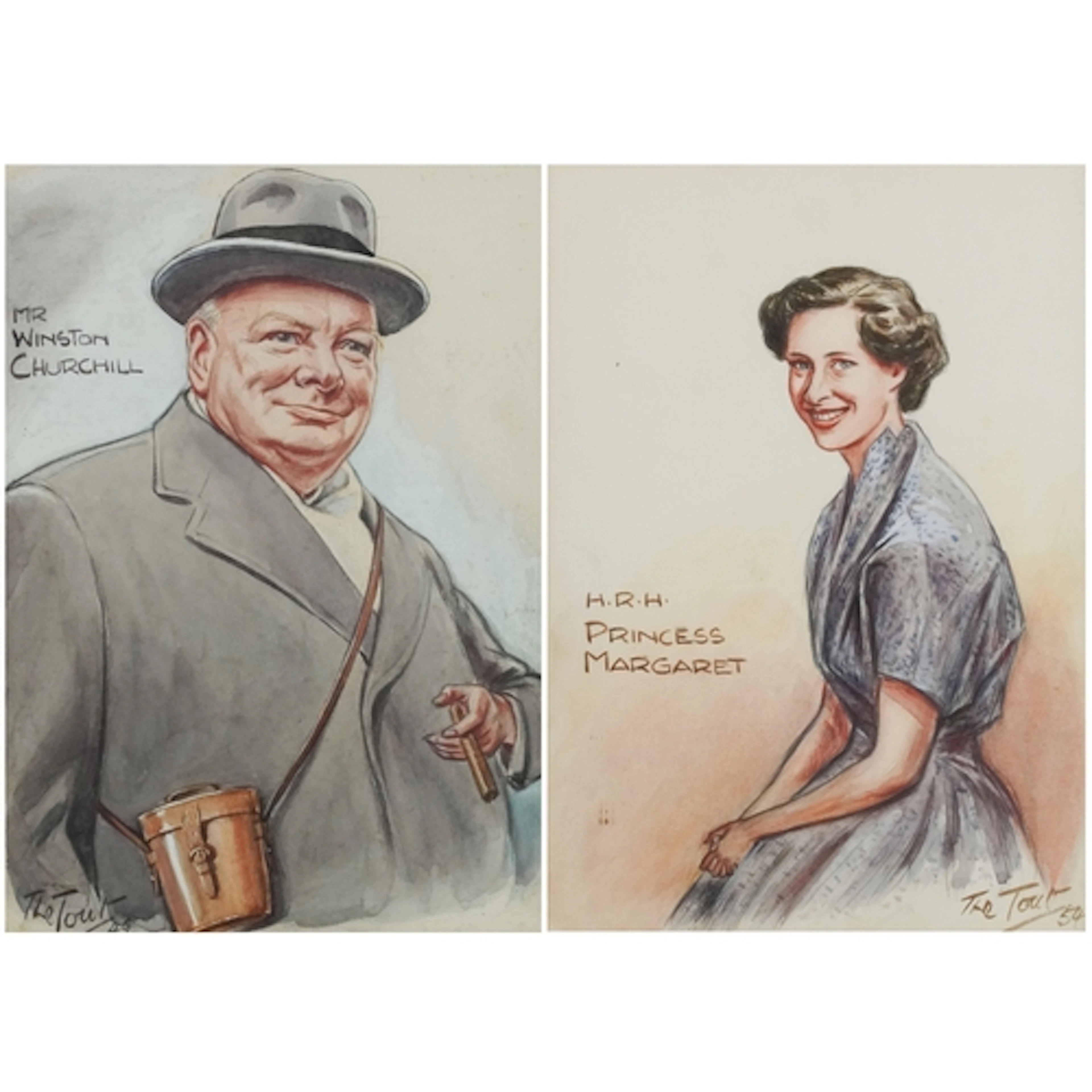 The Tout - Winston Churchill and Princess Margaret, two 20th...